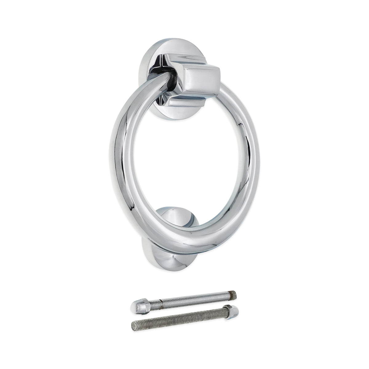Ring Door Knocker 110mm Polished Chrome