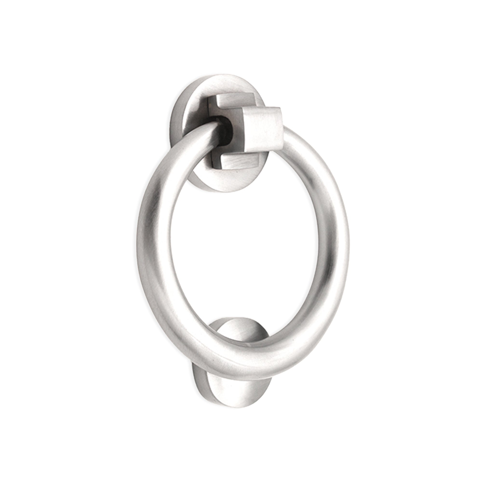Ring Door Knocker 110mm Satin Chrome