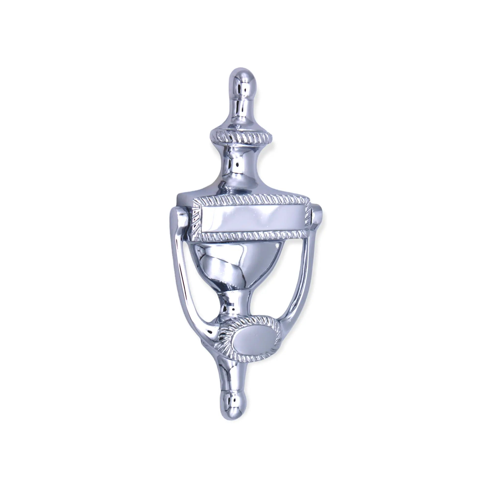 Georgian Door Knocker 150mm Polished Chrome Spira