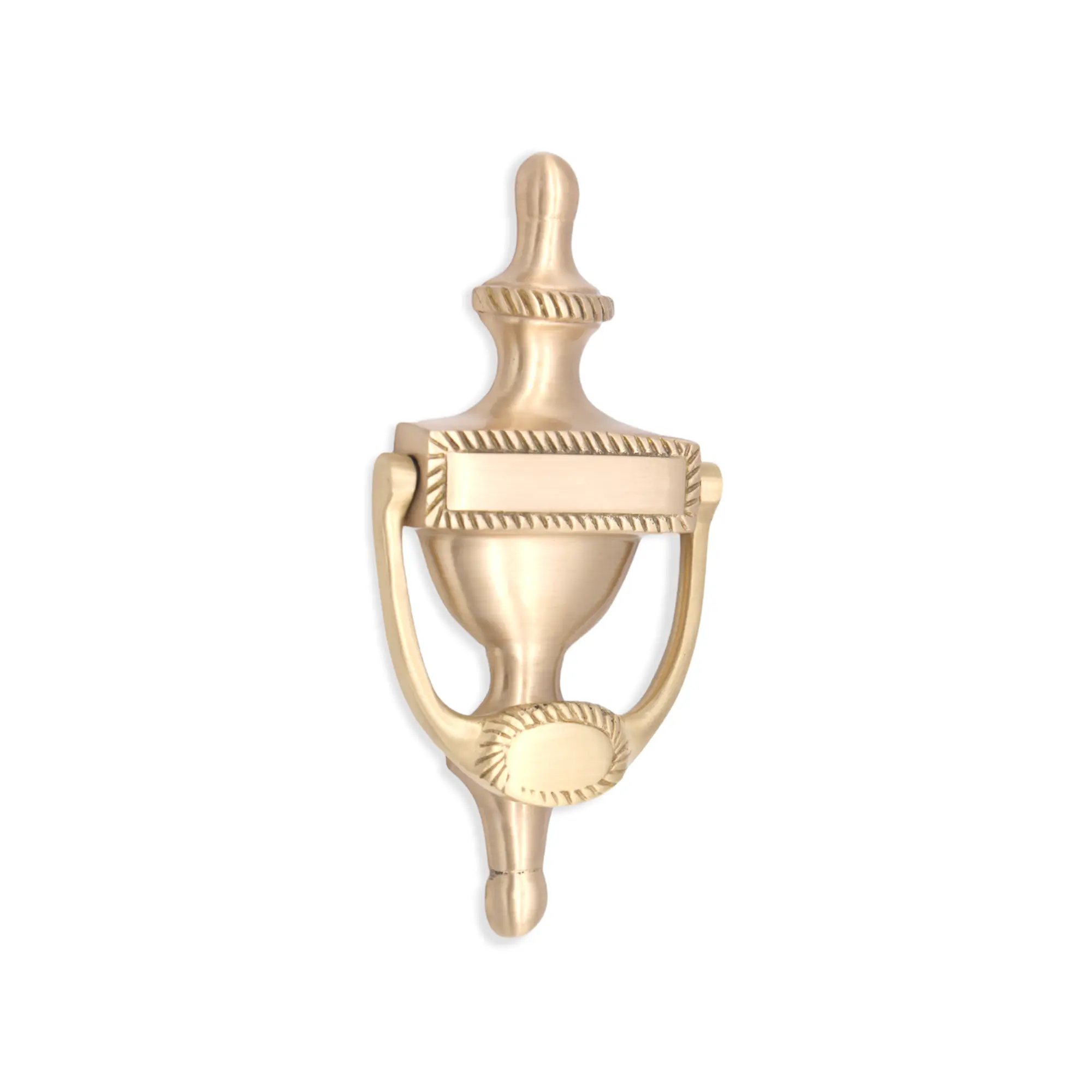 Georgian Door Knocker 150mm Satin Brass Spira