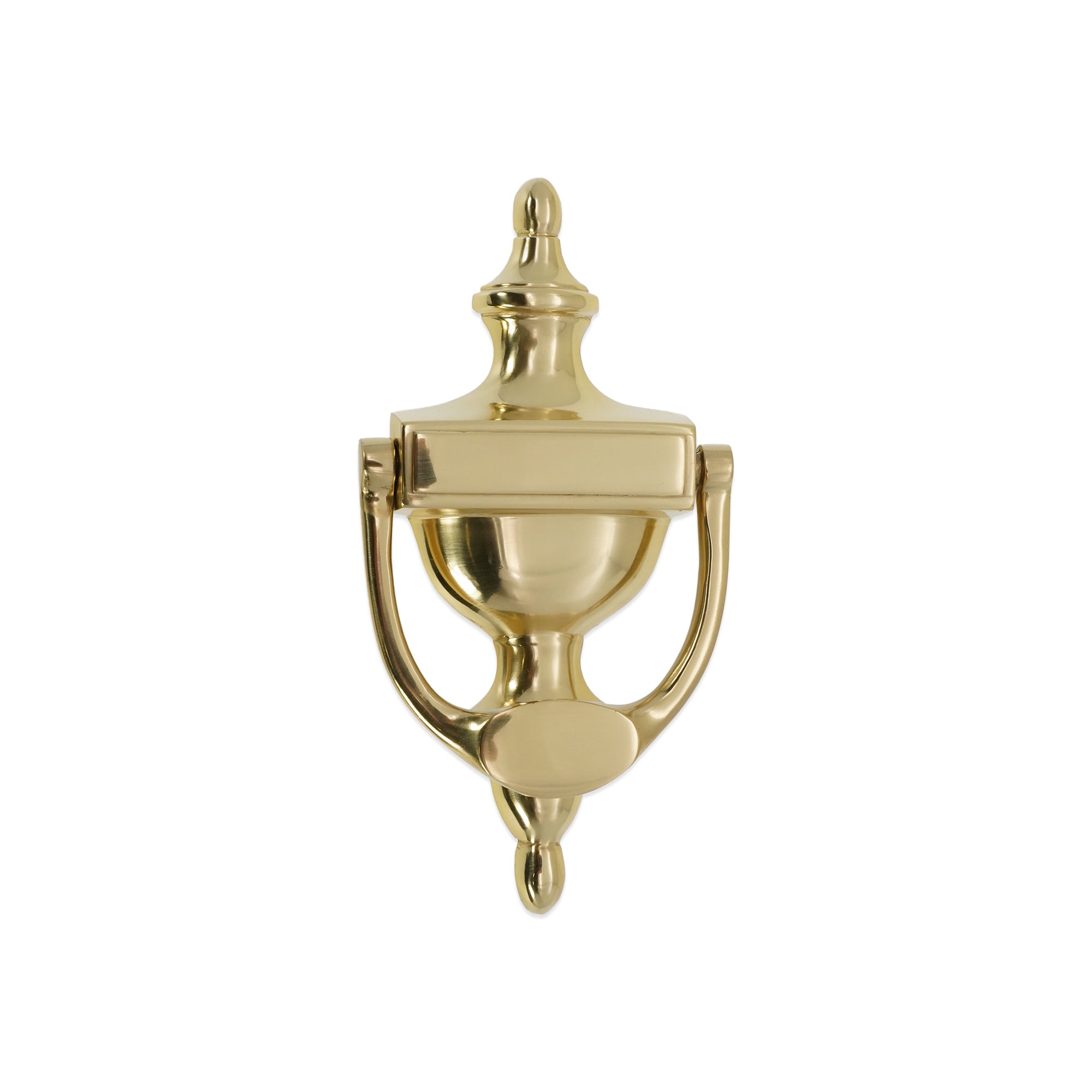 Victorian Door Knocker 150mm Polished Brass Spira