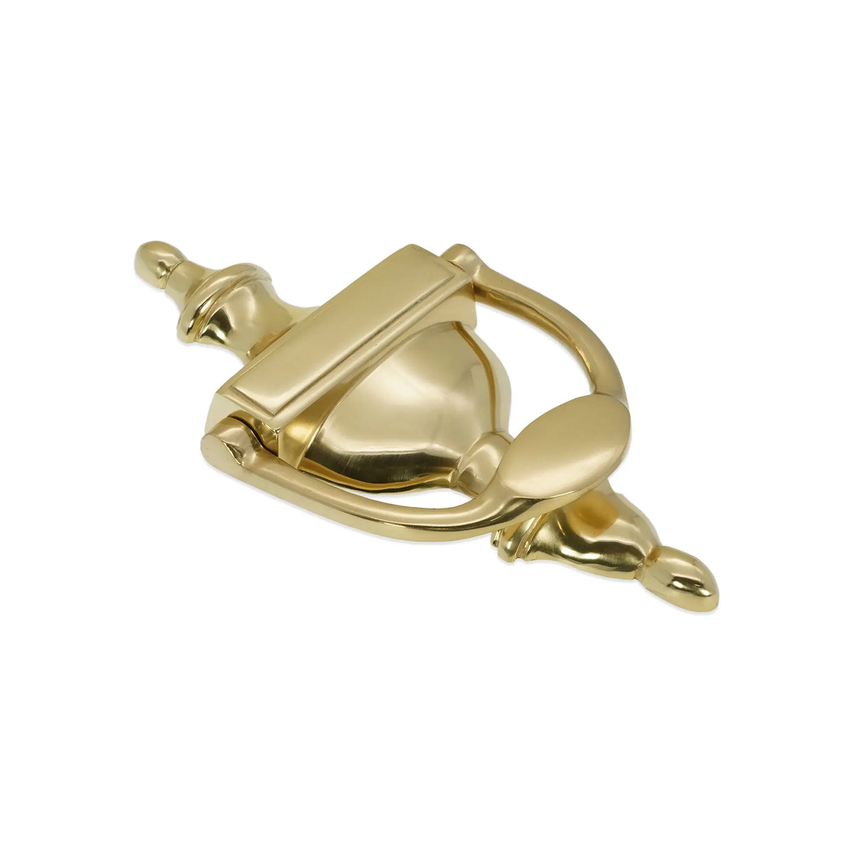Victorian Door Knocker 150mm Polished Brass Spira