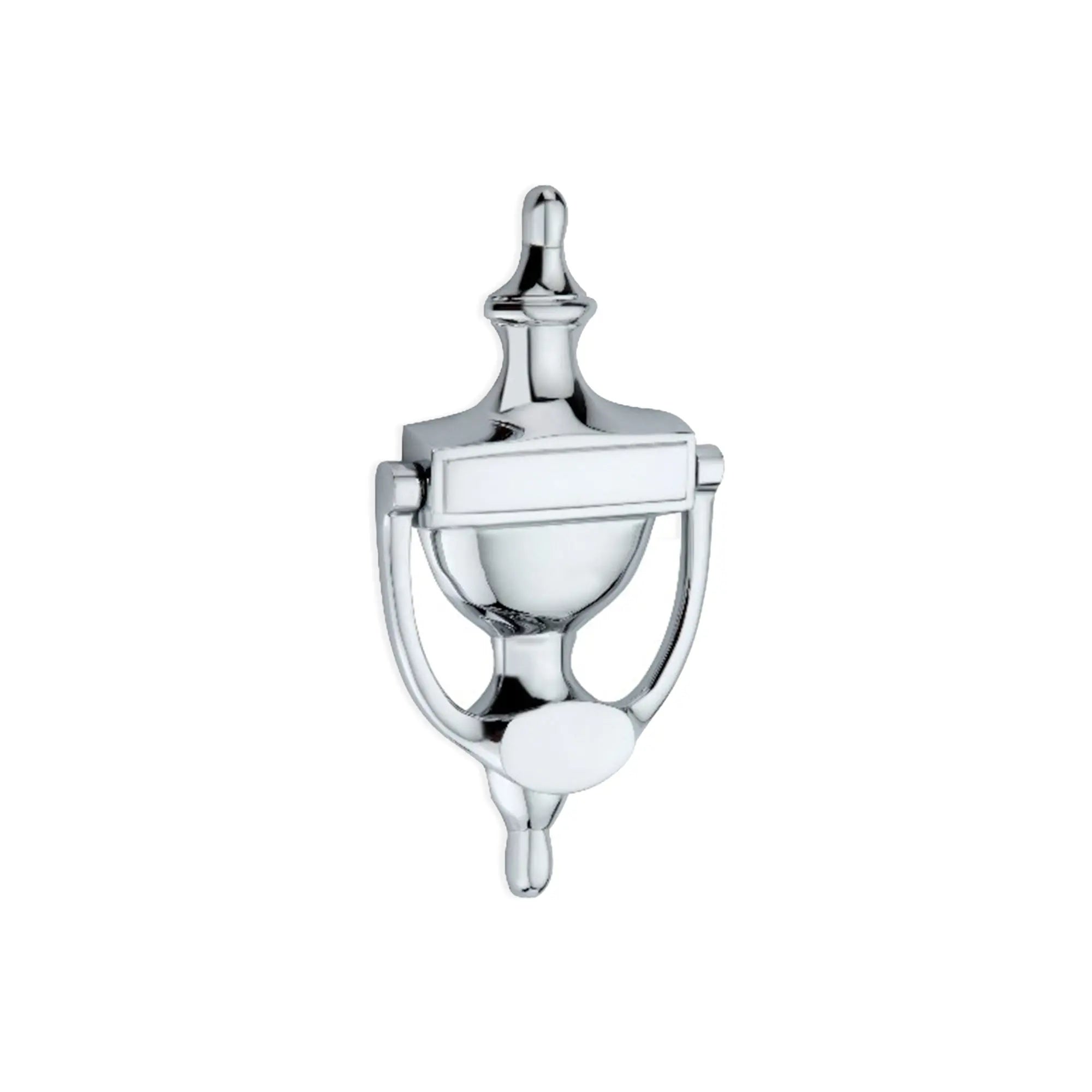 Victorian Door Knocker 150mm Polished Chrome Spira