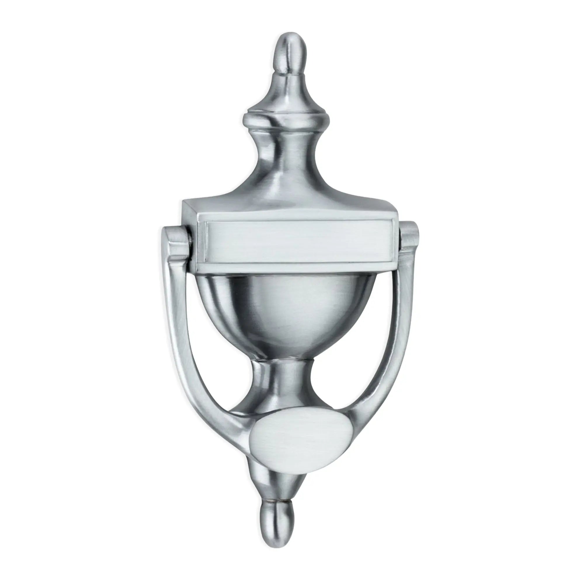 Victorian Door Knocker 150mm Satin Chrome Spira