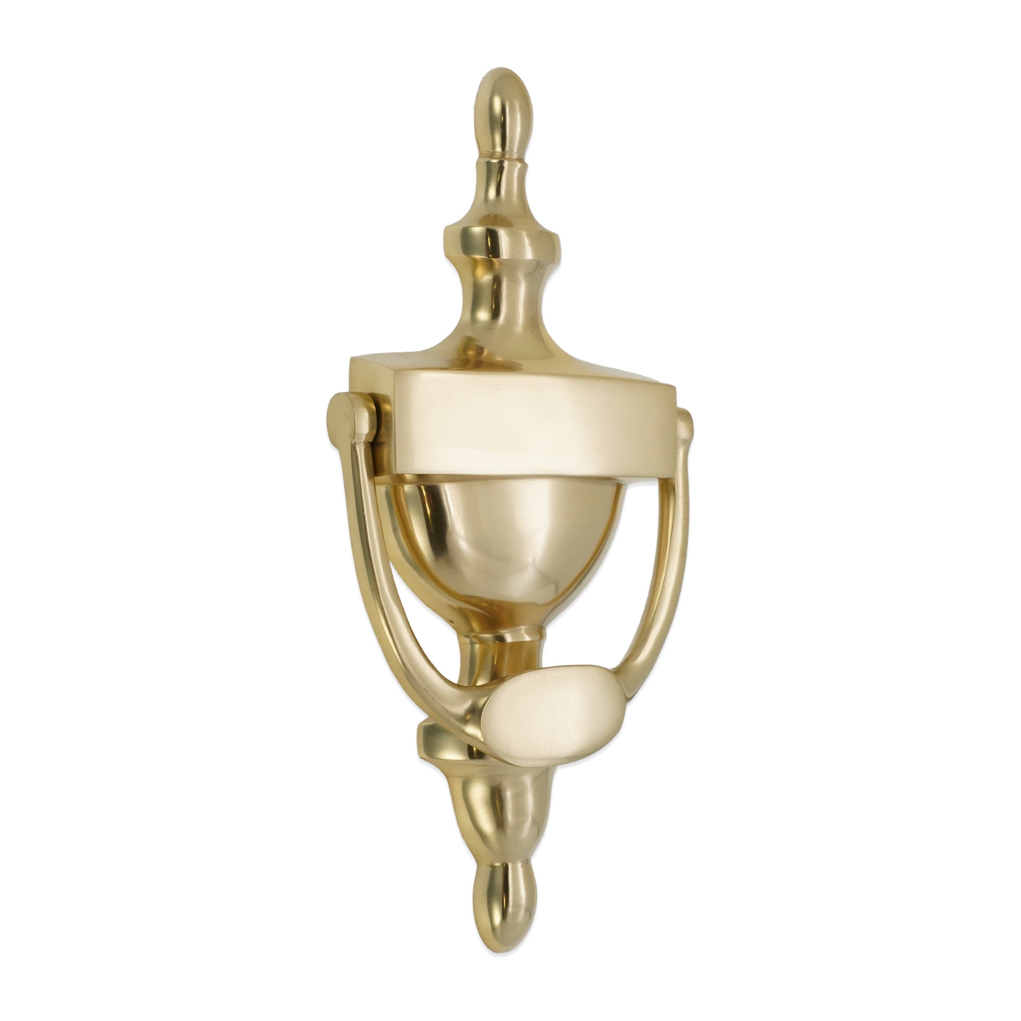 Victorian Door Knocker 200mm Polished Brass Spira