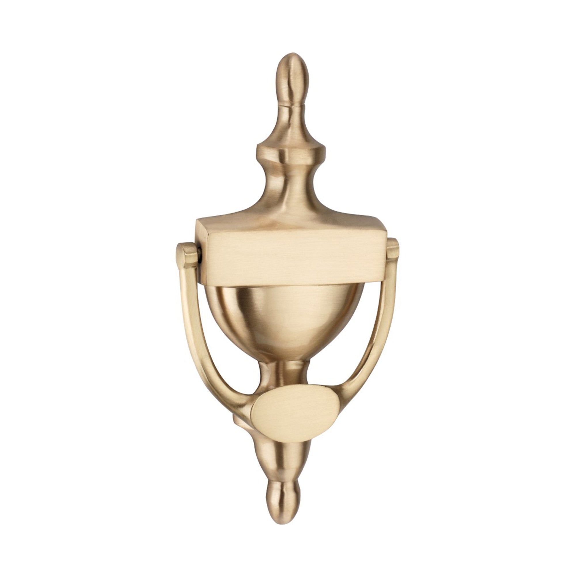 Victorian Door Knocker 200mm Satin Brass Spira