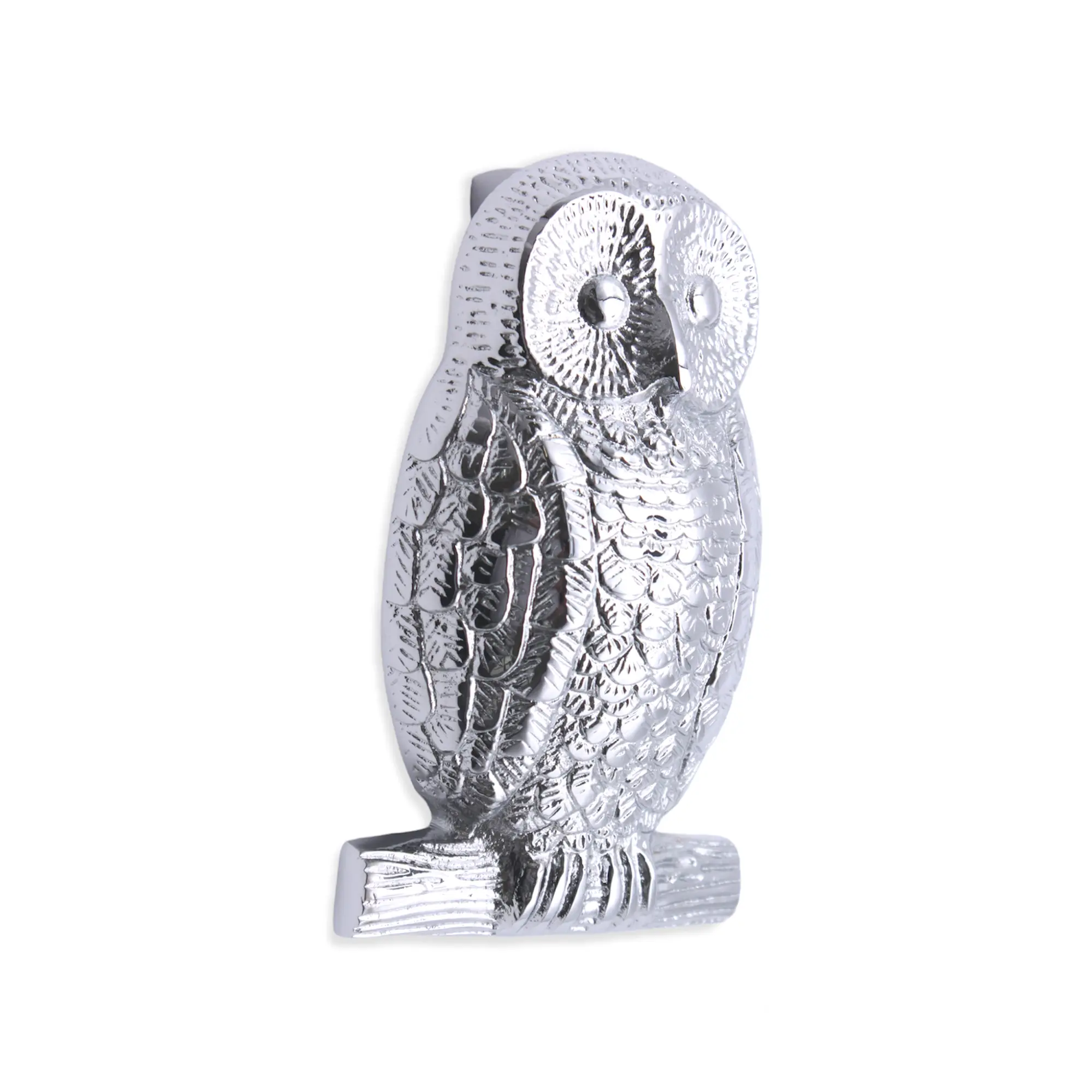 Owl Door Knocker Polished Chrome Spira
