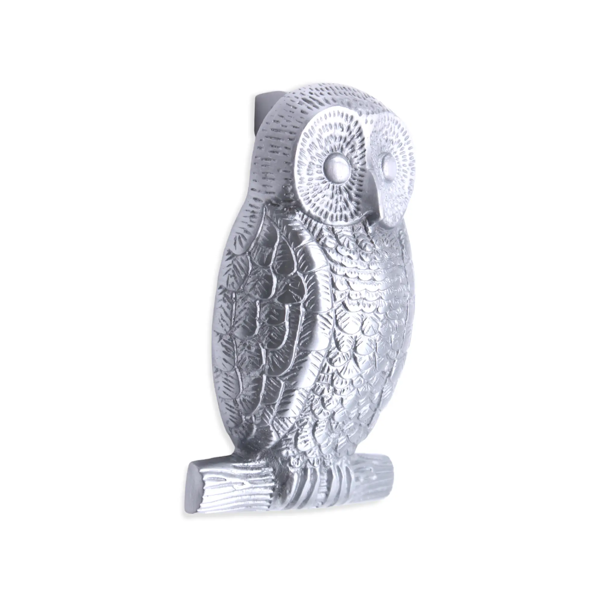 Owl Door Knocker Satin Chrome Spira