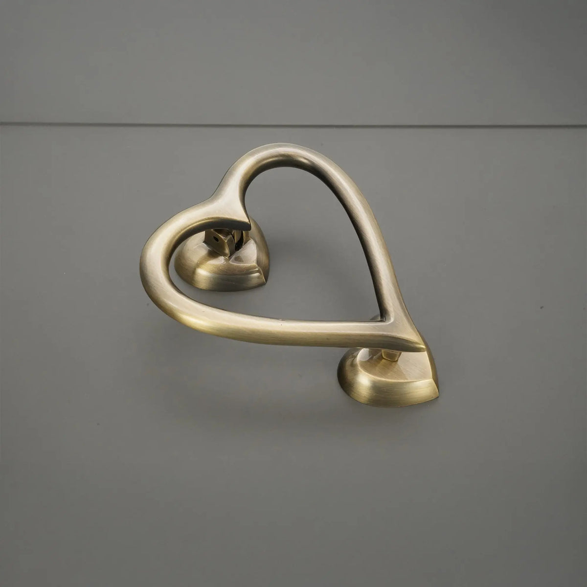 Heart Door Knocker Antique Brass Spira