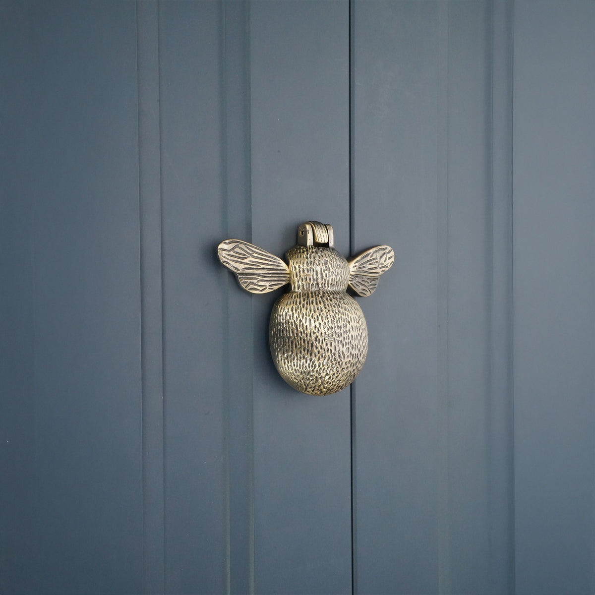 Bumble Bee Door Knocker Antique Brass