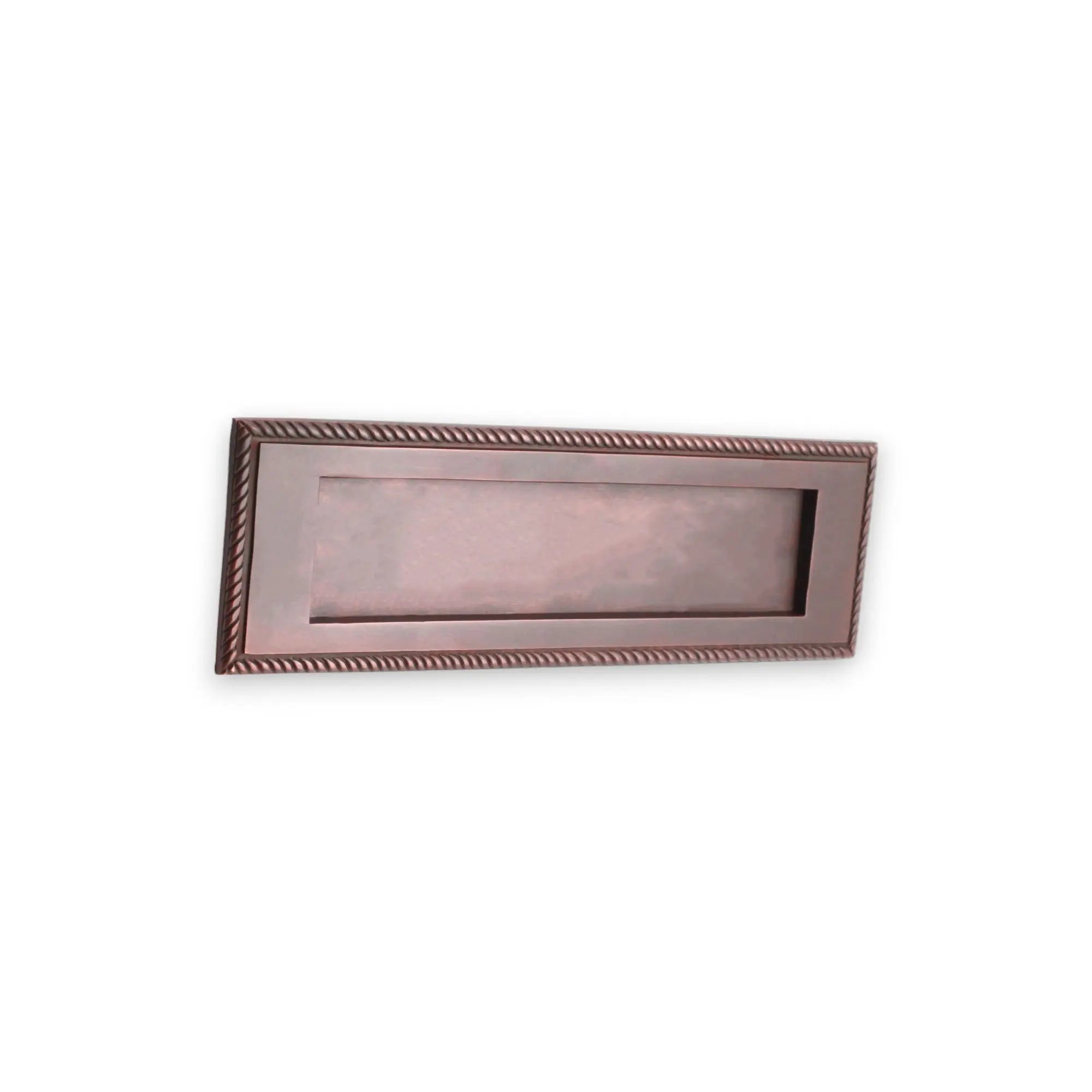 Georgian Letter Plate 250mm Aged Bronze Spira