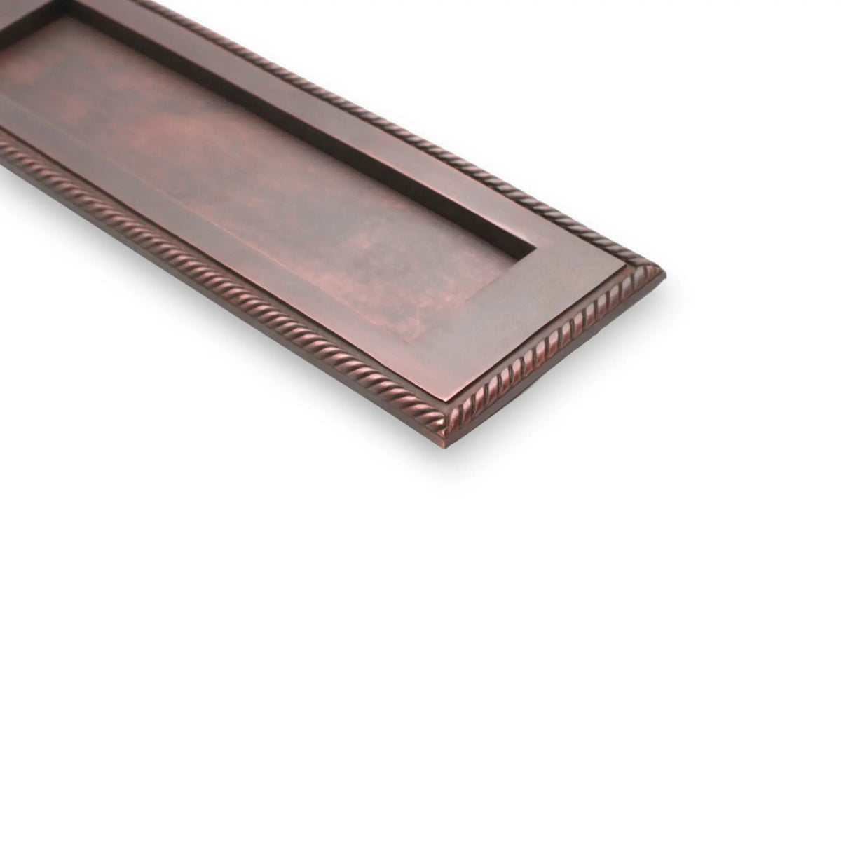 Georgian Letter Plate 250mm Aged Bronze Spira