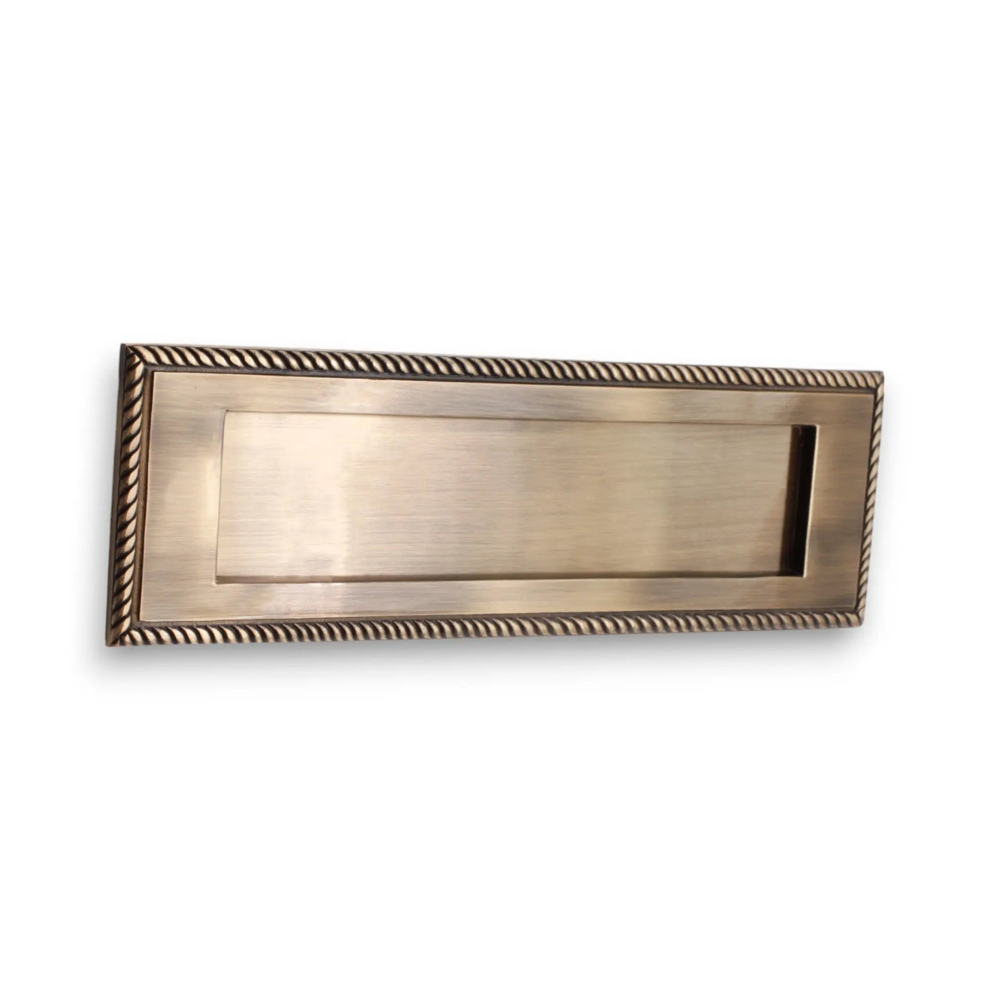 Georgian Letter Plate 250mm Antique Brass Spira