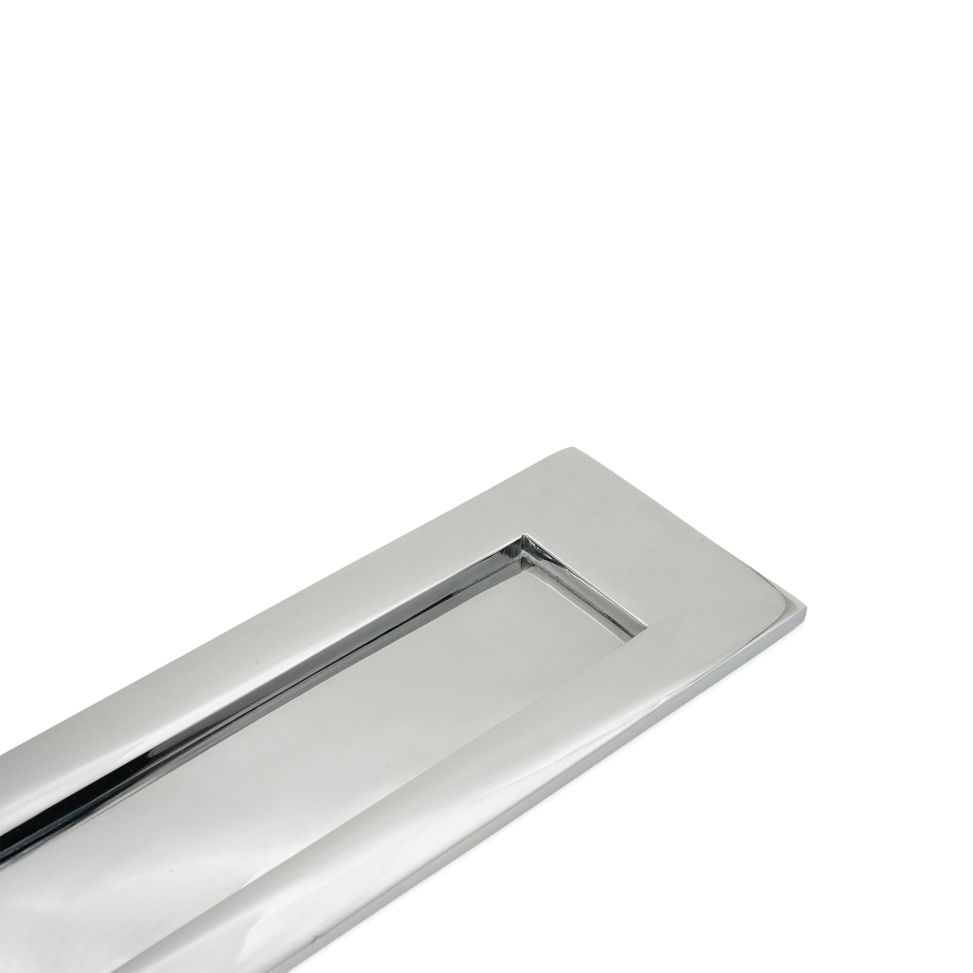 Victorian Letter Plate 250mm Polished Chrome