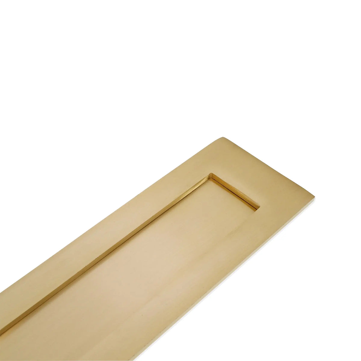 Victorian Letter Plate 250mm Satin Brass Spira