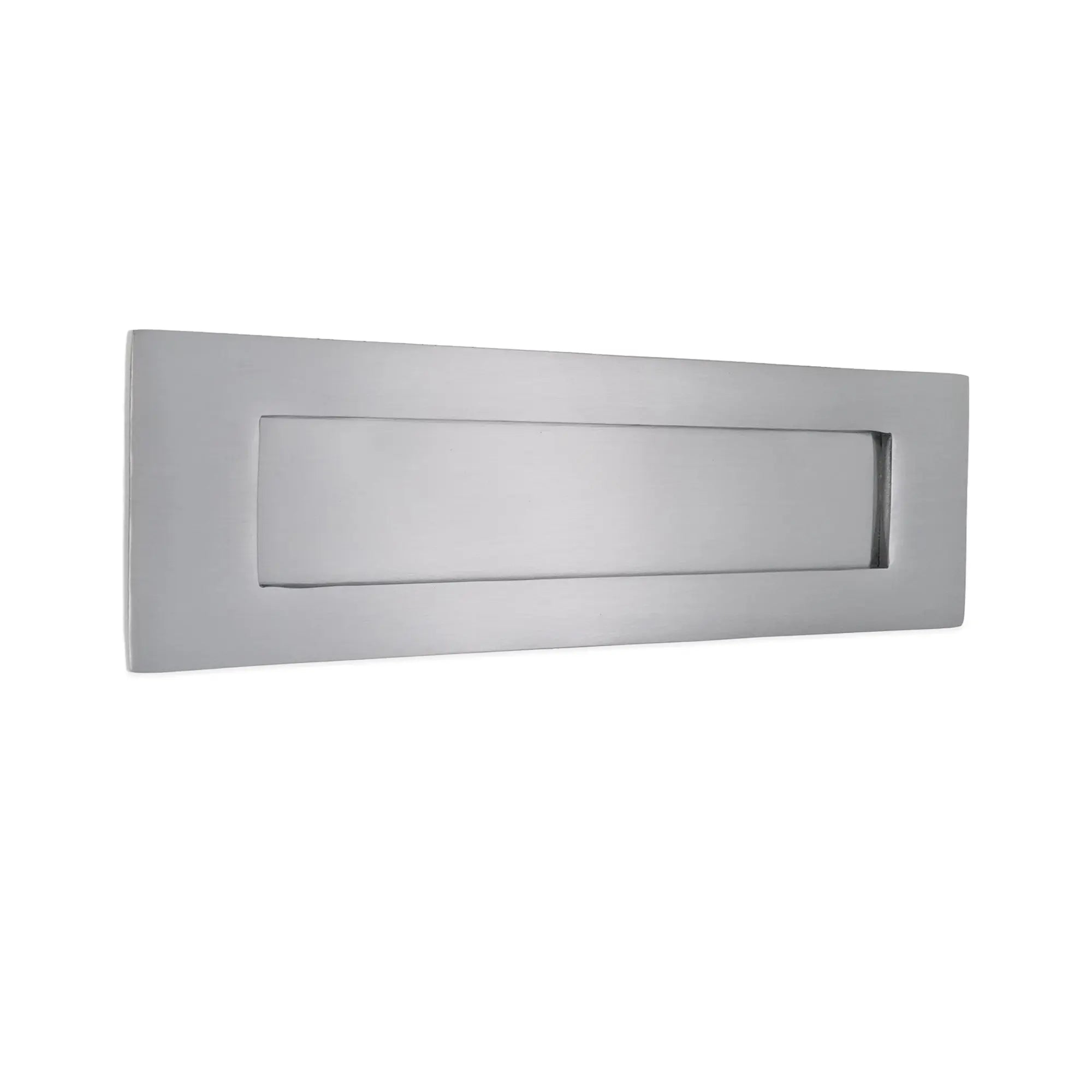 Victorian Letter Plate 250mm Satin Chrome Spira