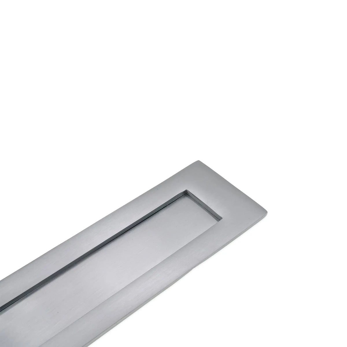 Victorian Letter Plate 250mm Satin Chrome Spira