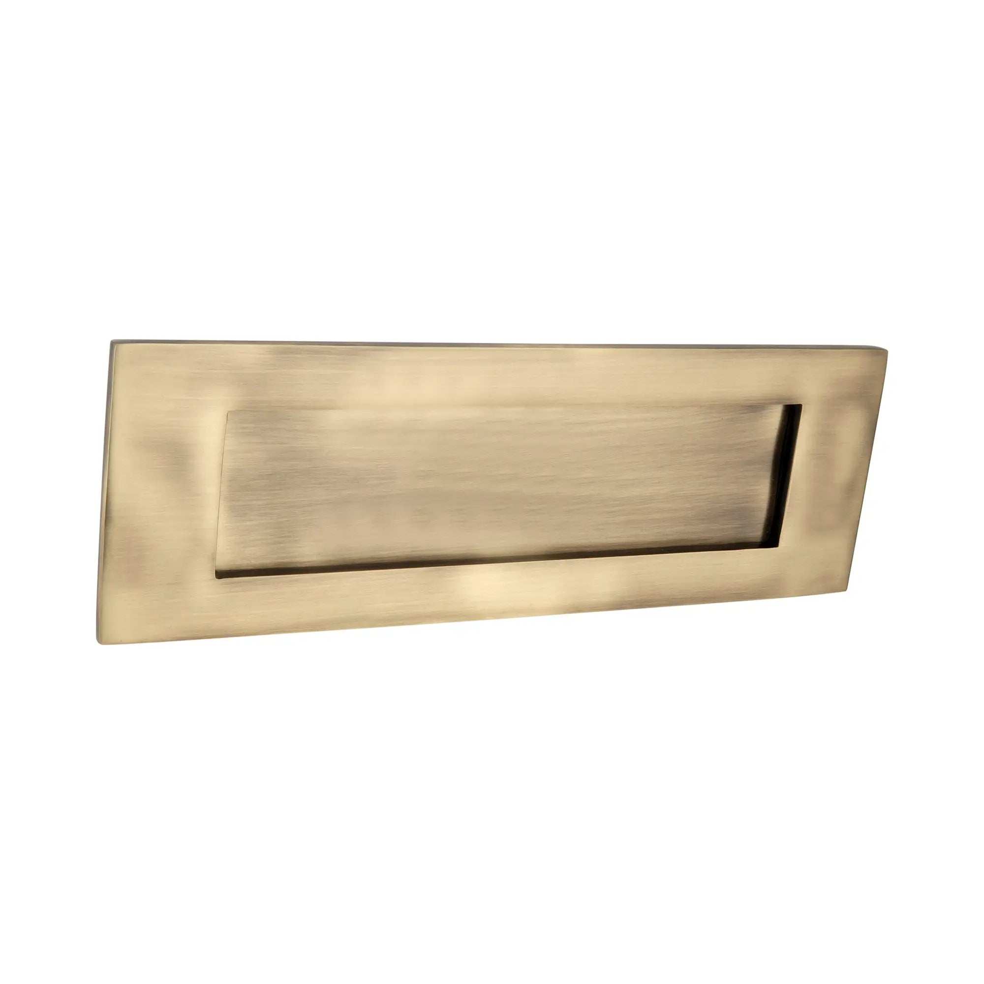 Victorian Letter Plate 300mm Antique Brass Spira