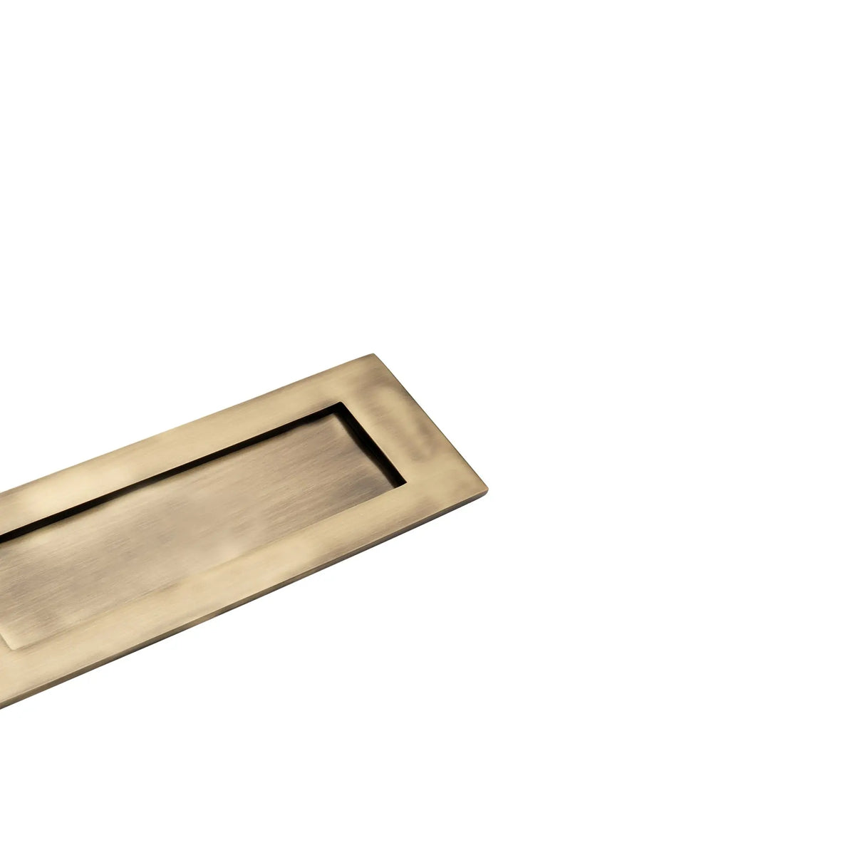 Victorian Letter Plate 300mm Antique Brass Spira