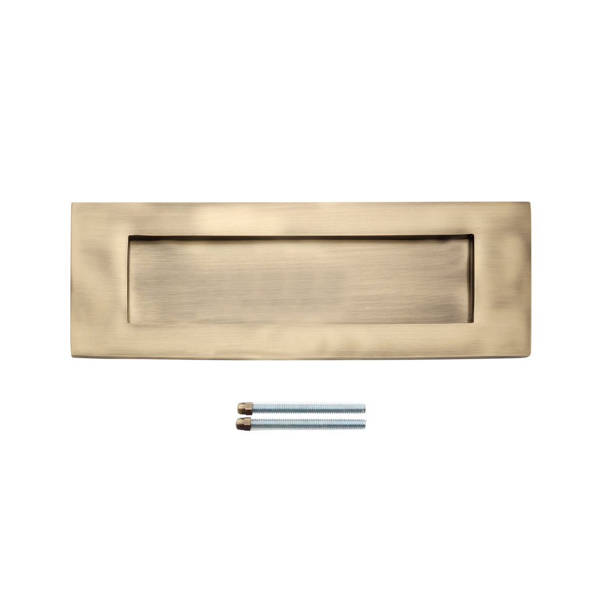 Victorian Letter Plate 300mm Antique Brass