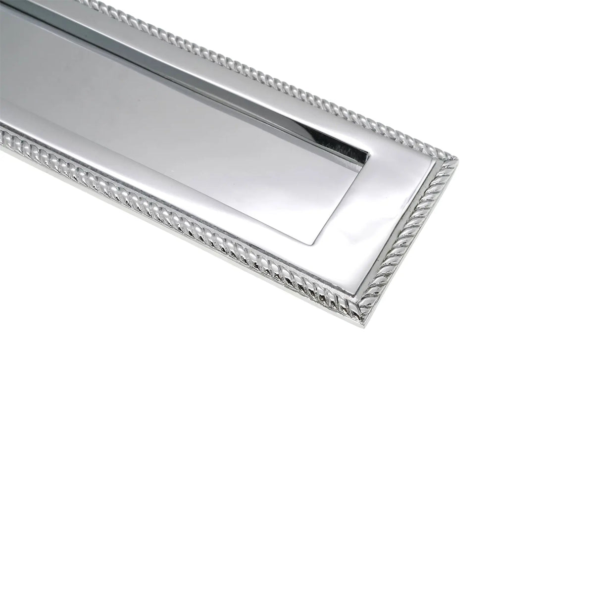 Georgian Letter Plate 250mm Polished Chrome Spira