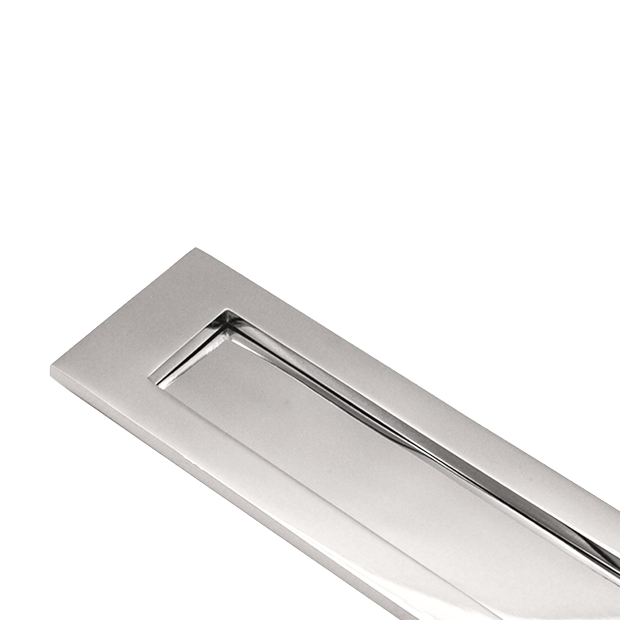 Victorian Letter Plate 300mm Polished Chrome