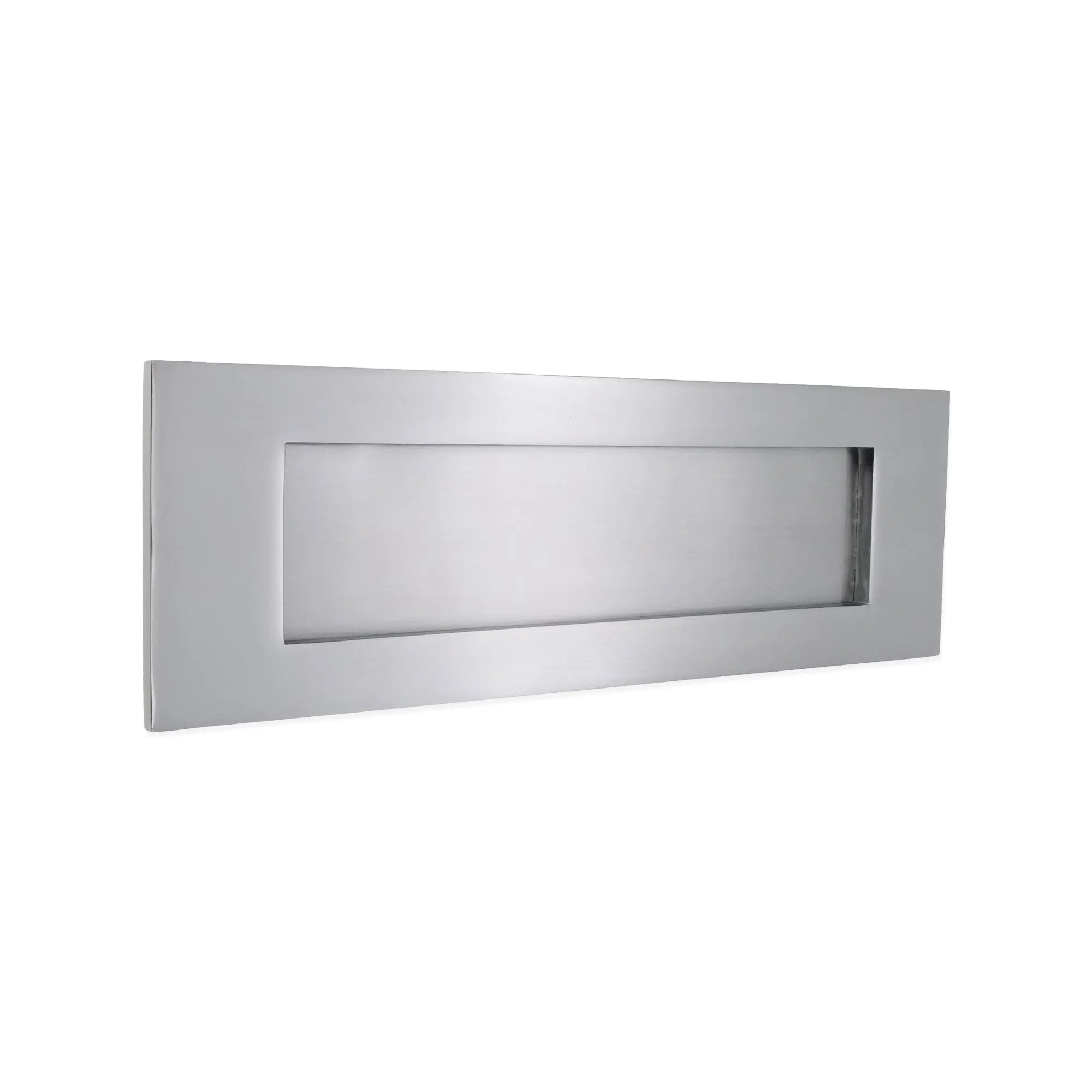 Victorian Letter Plate 300mm Satin Chrome Spira