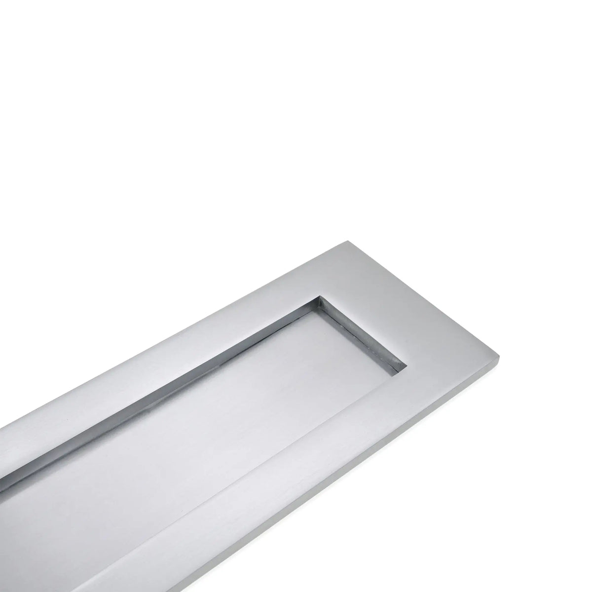 Victorian Letter Plate 300mm Satin Chrome Spira