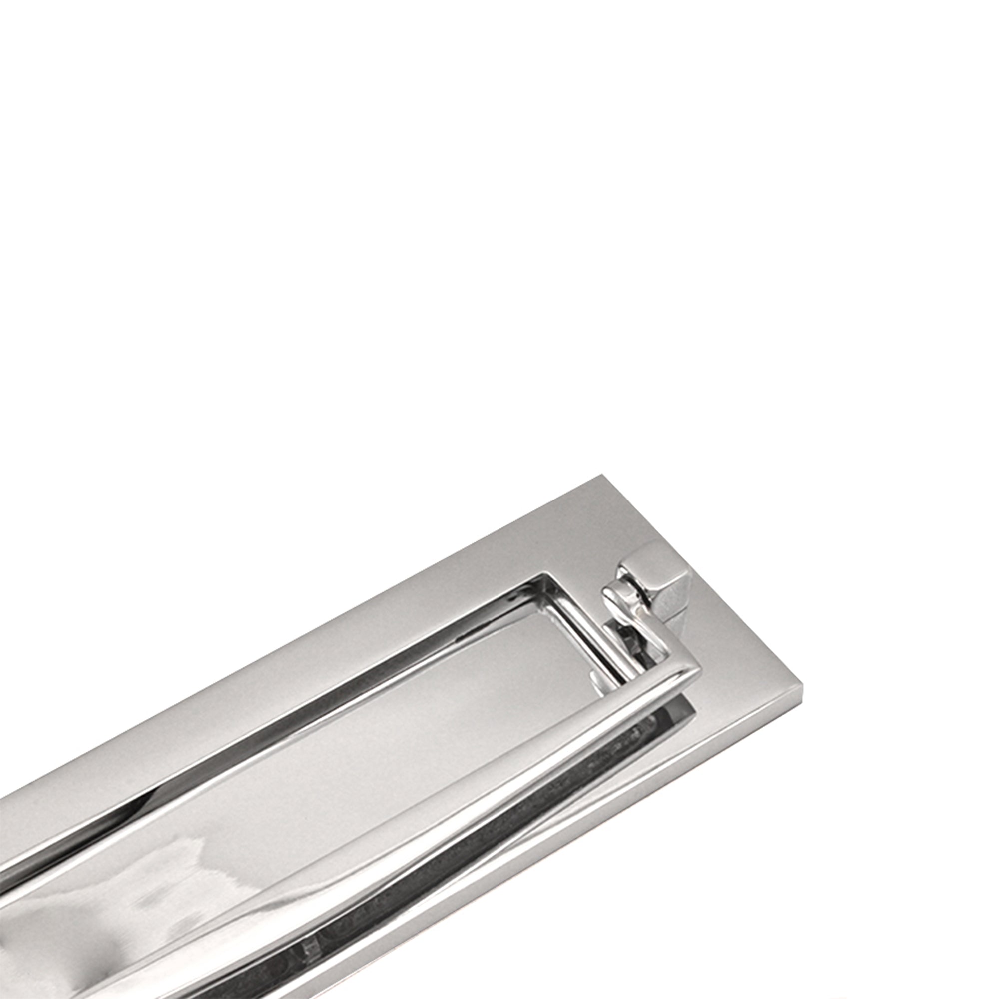 Regency Knocker Postal Plate 250mm Polished Chrome