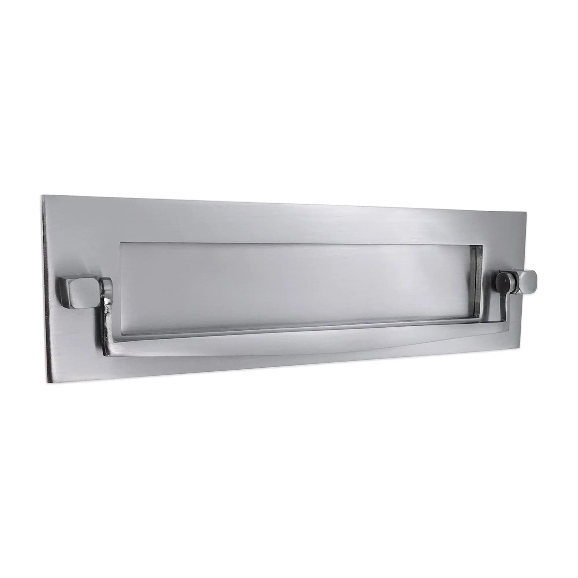 Regency Knocker Postal Plate 250mm Satin Chrome Spira