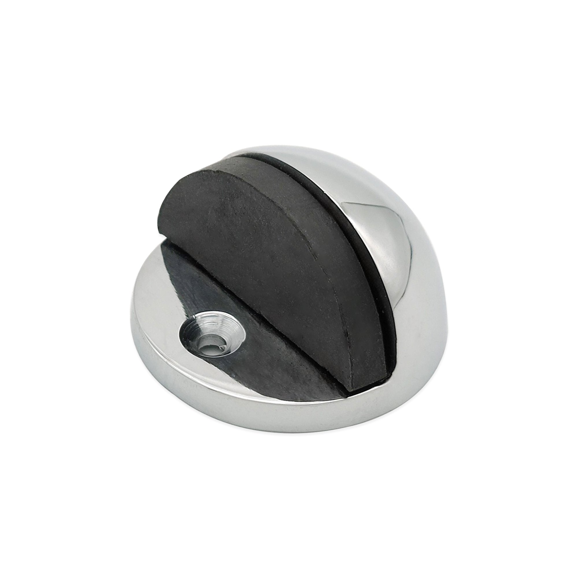 Half Moon Door Stopper Polished Chrome