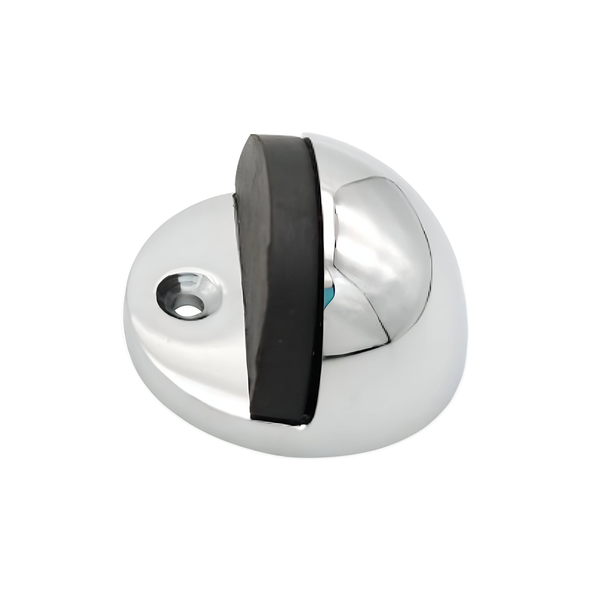 Half Moon Door Stopper Polished Chrome