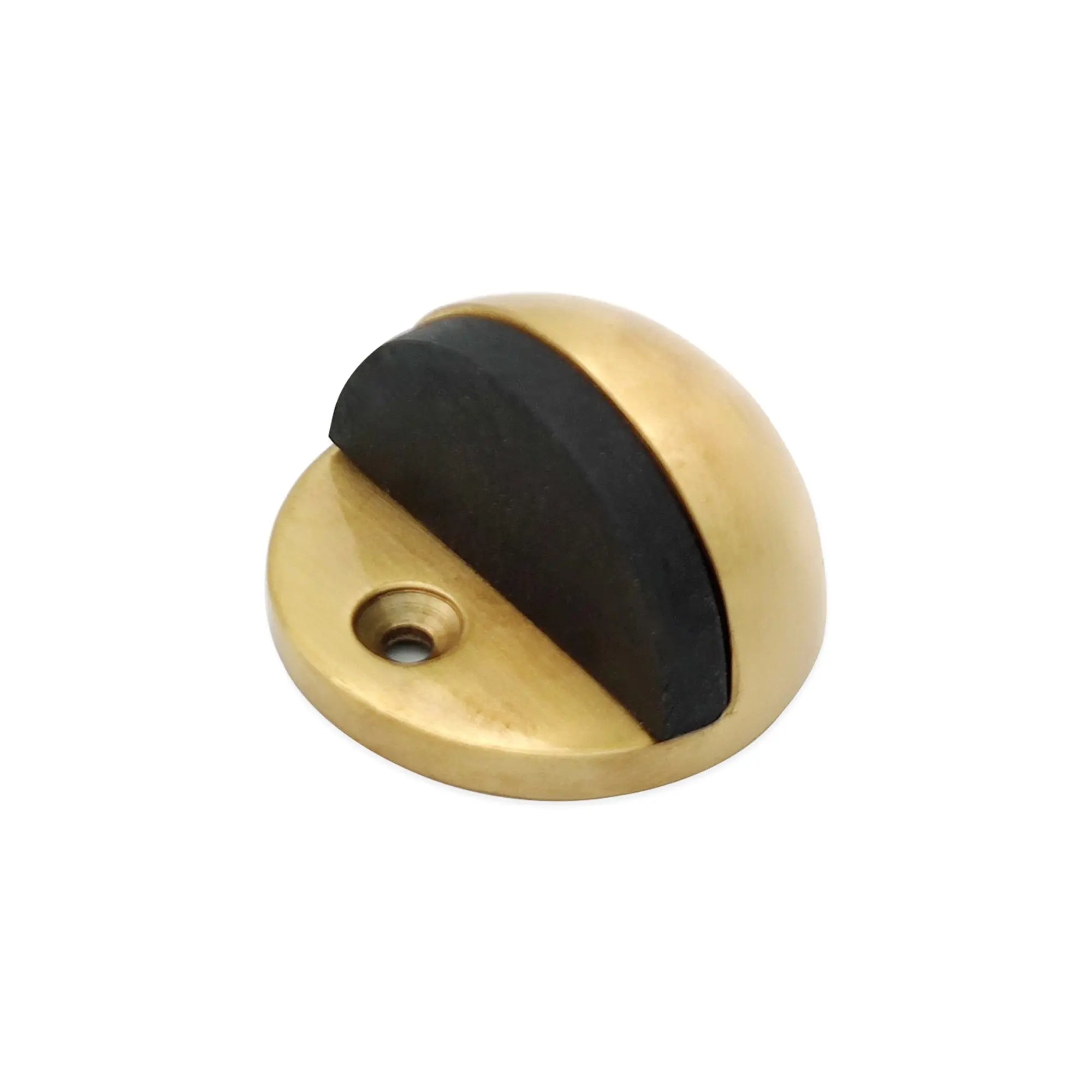 Half Moon Door Stopper Satin Brass Spira