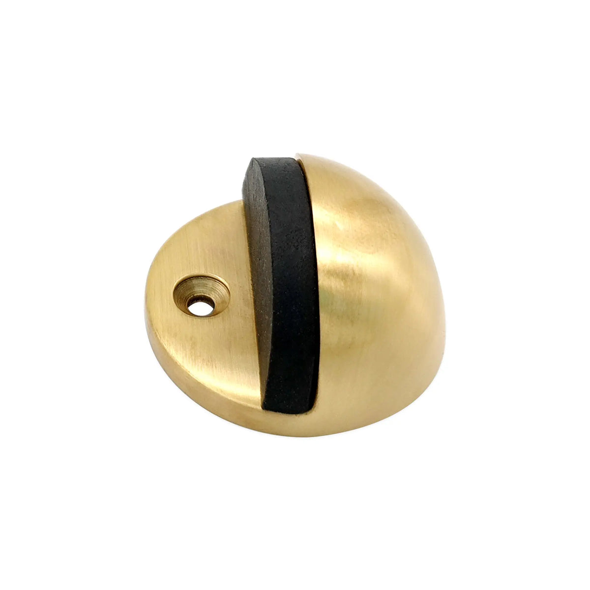 Half Moon Door Stopper Satin Brass Spira