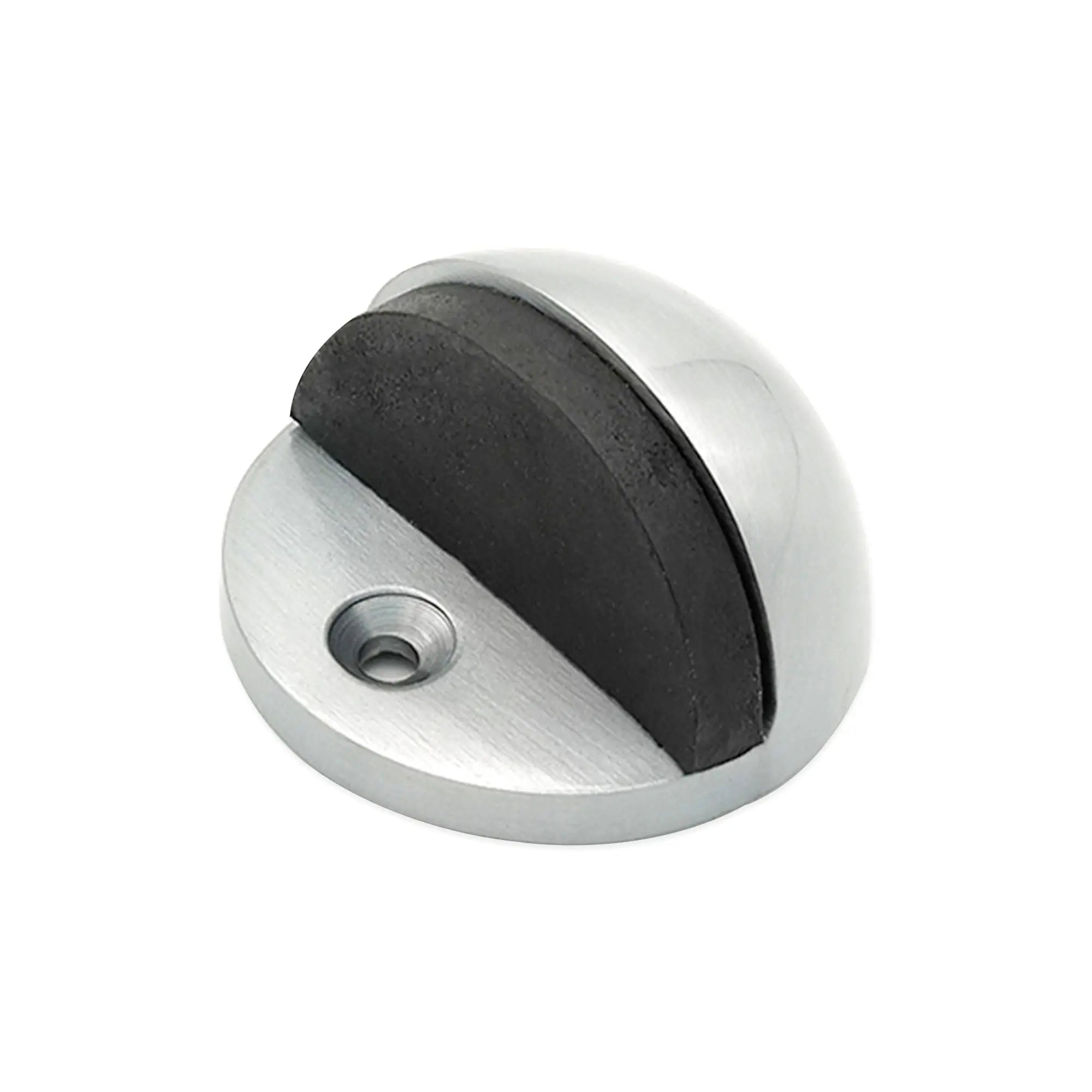 Half Moon Door Stopper Satin Chrome Spira