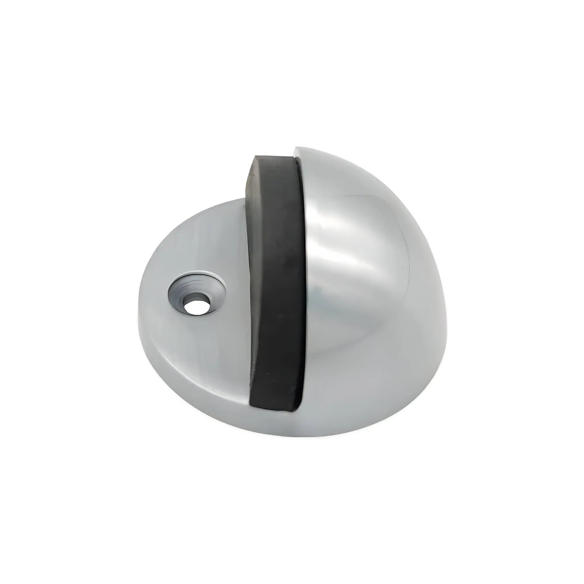 Half Moon Door Stopper Satin Chrome Spira