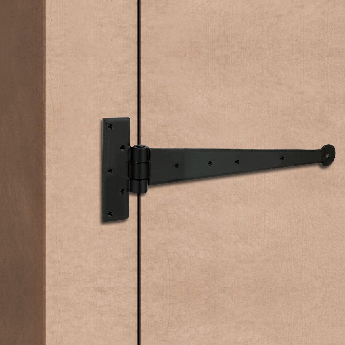 T - Hinges Penny End Beeswax 12" 300mm