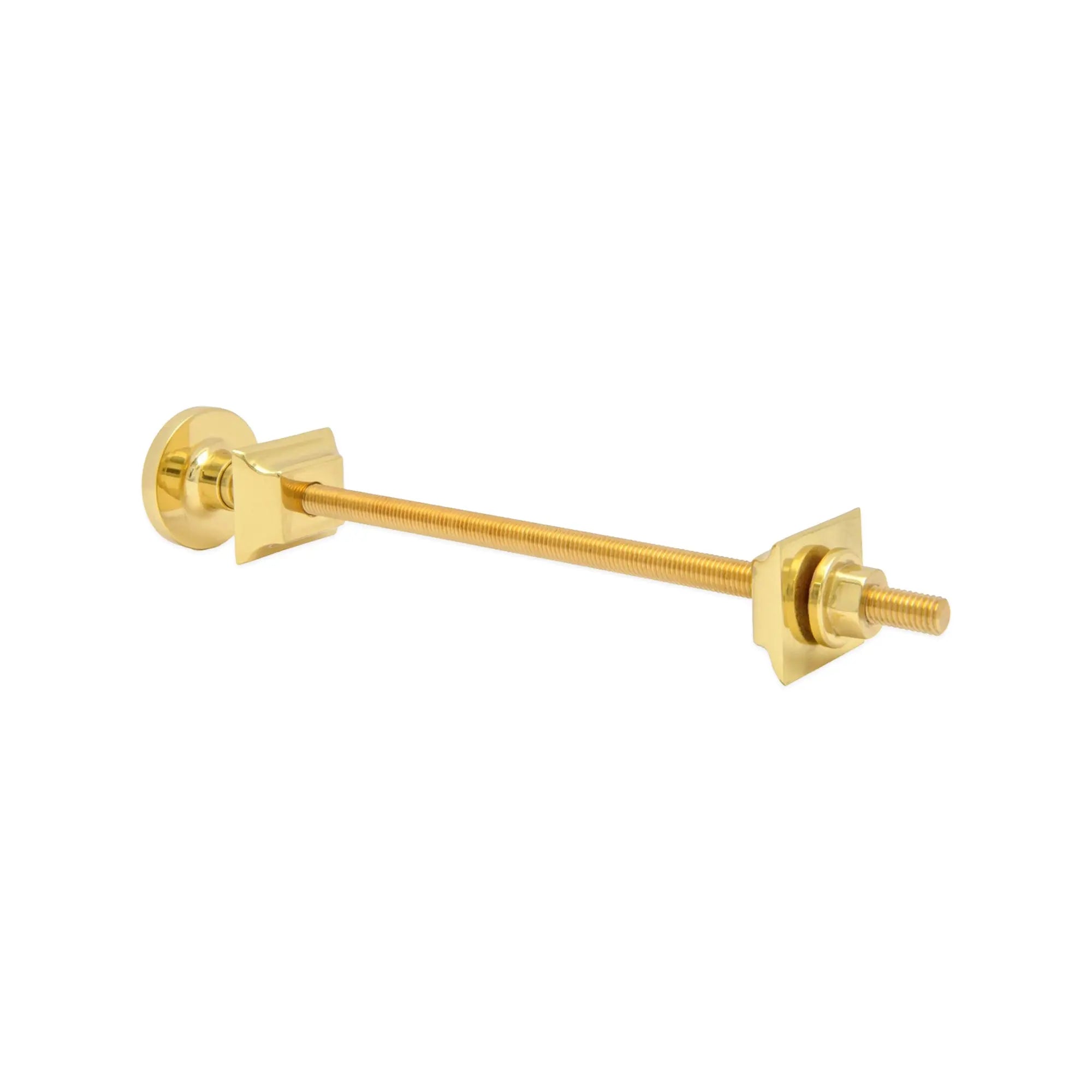 Cast Iron Radiator Brass Wall Stay Bracket Polished Brass Spira