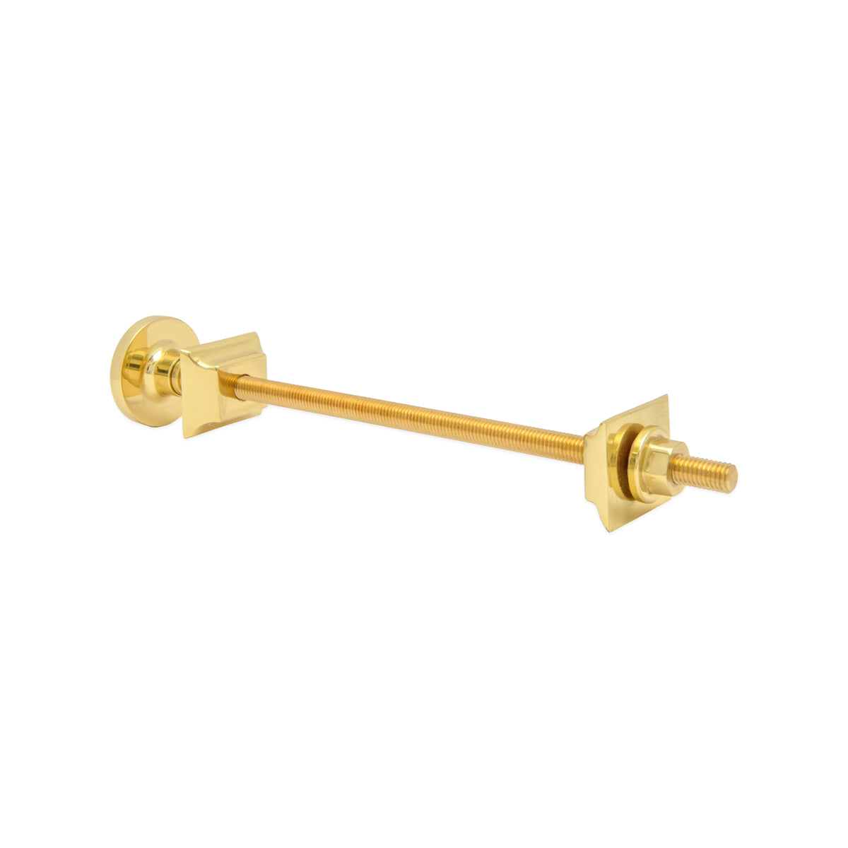Cast Iron Radiator Brass Wall Stay Bracket Polished Brass