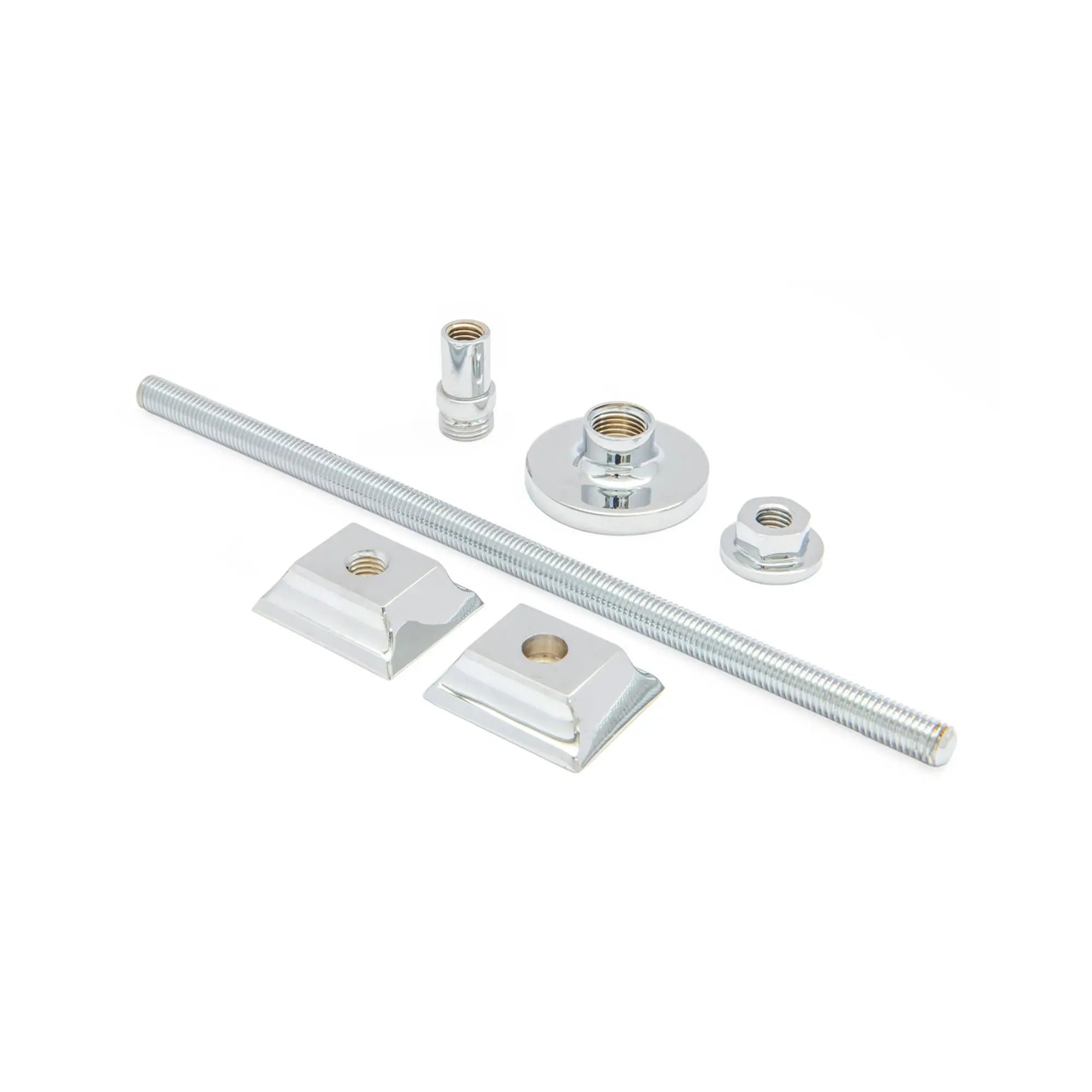 Cast Iron Radiator Brass Wall Stay Bracket Polished Chrome Spira