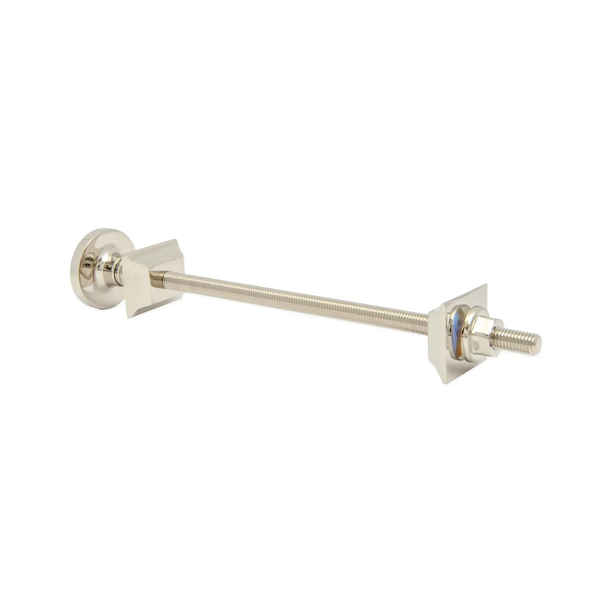 Cast Iron Radiator Brass Wall Stay Bracket Polished Nickel Spira