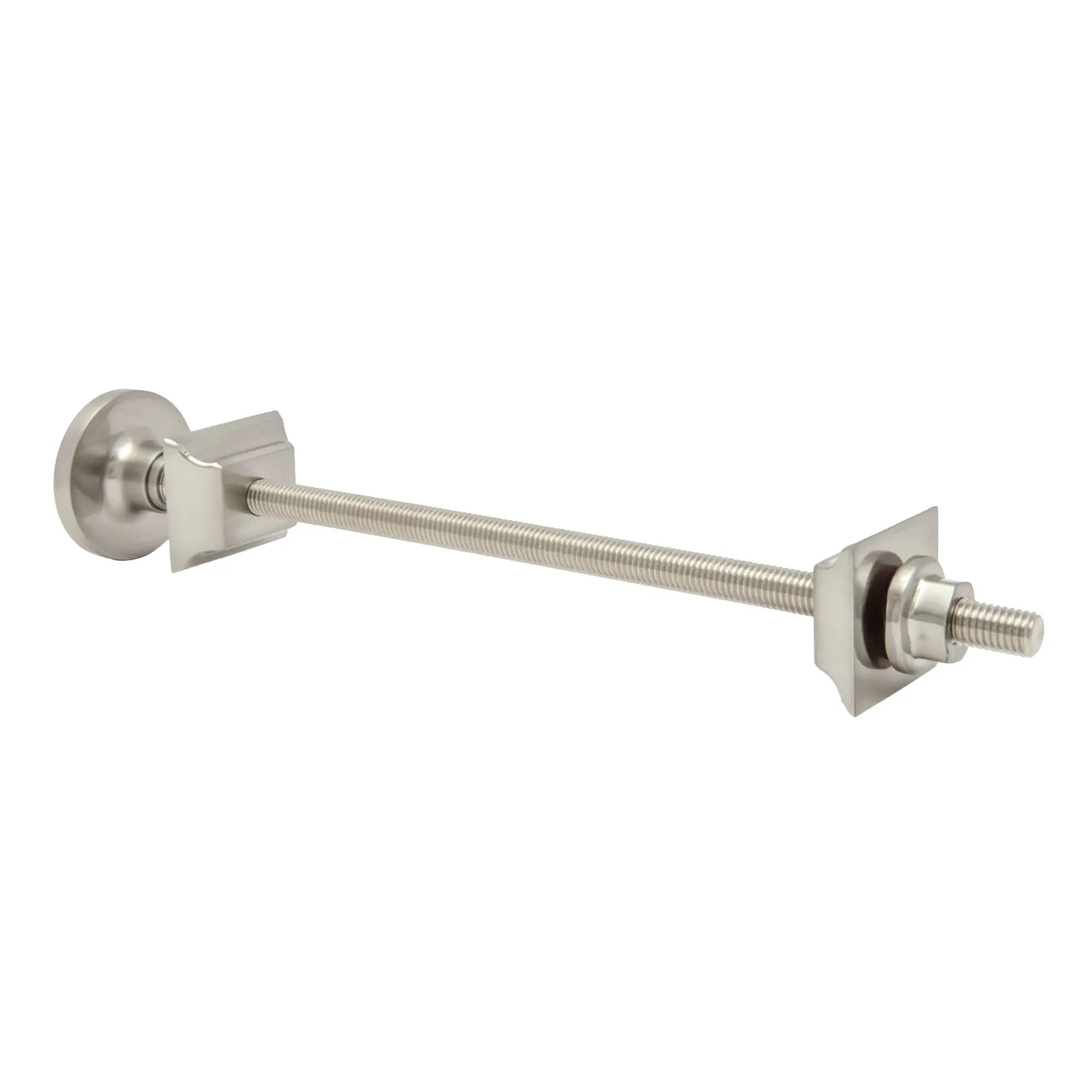 Cast Iron Radiator Brass Wall Stay Bracket Satin Nickel Spira