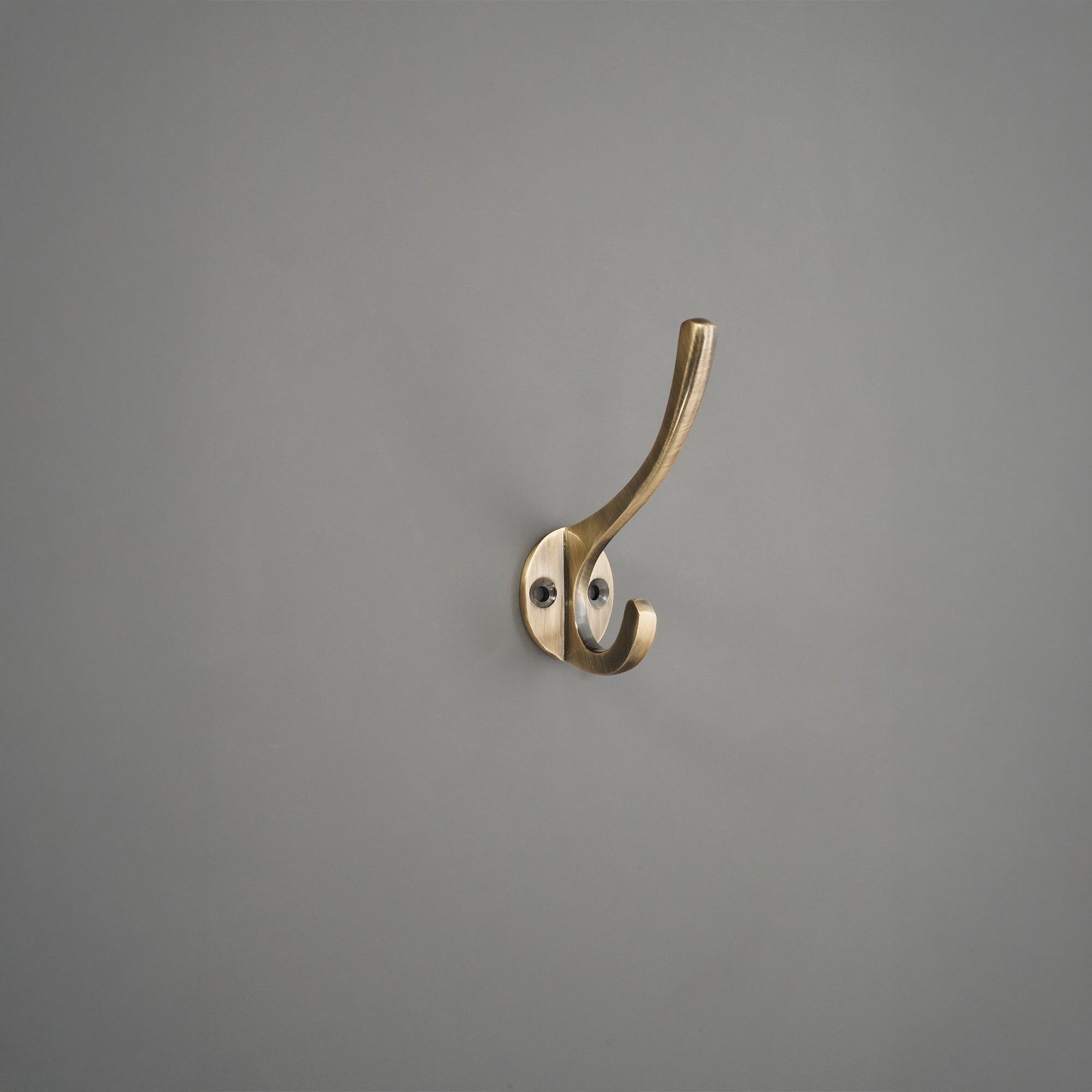 Victorian Coat Hook 87mm Antique Brass