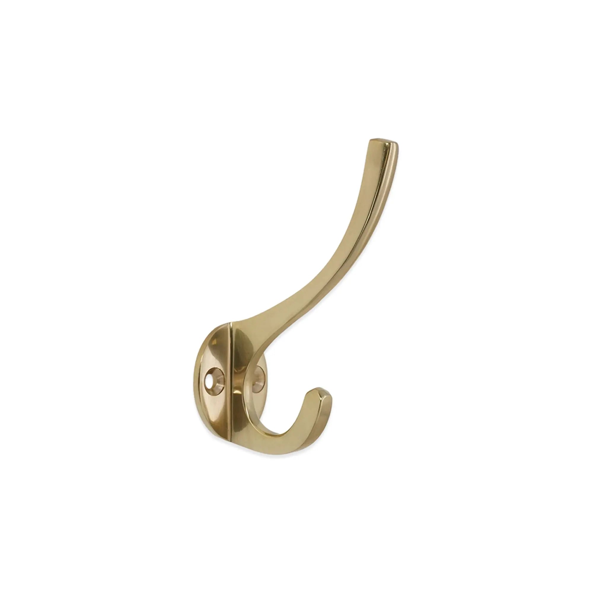 Victorian Coat Hook 87mm Polished Brass Spira
