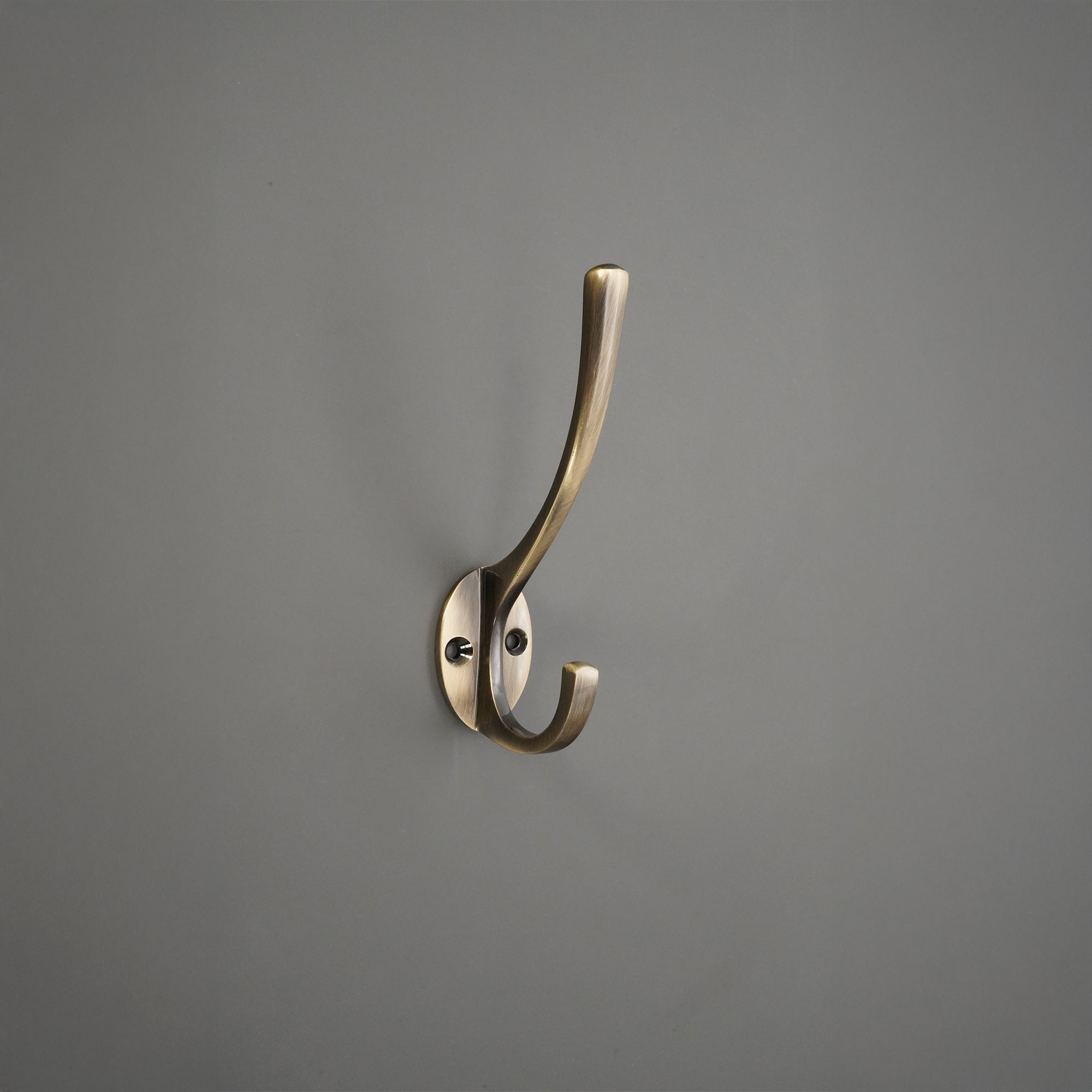 Victorian Coat Hook 115mm Antique Brass