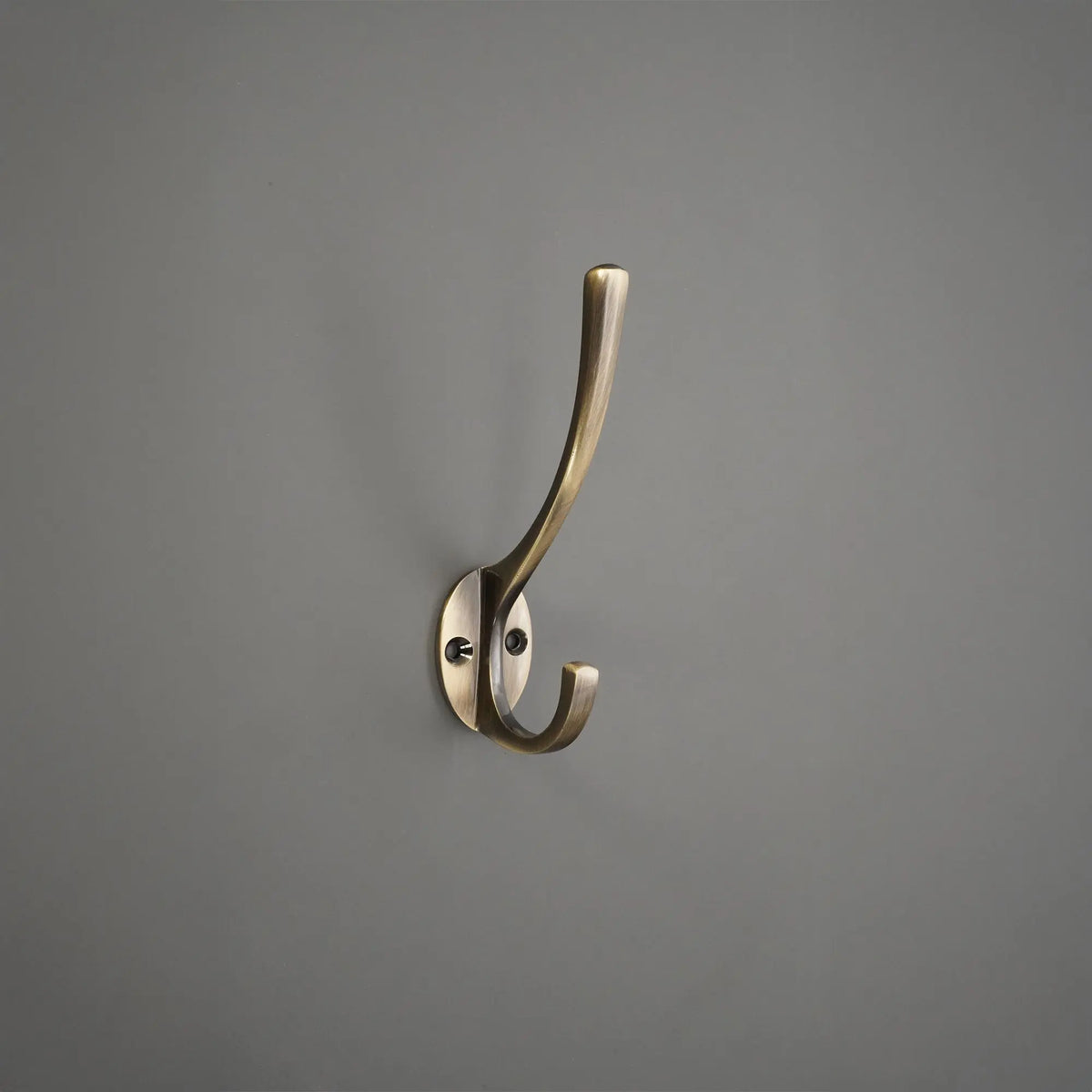 Victorian Coat Hook 115mm Antique Brass Spira
