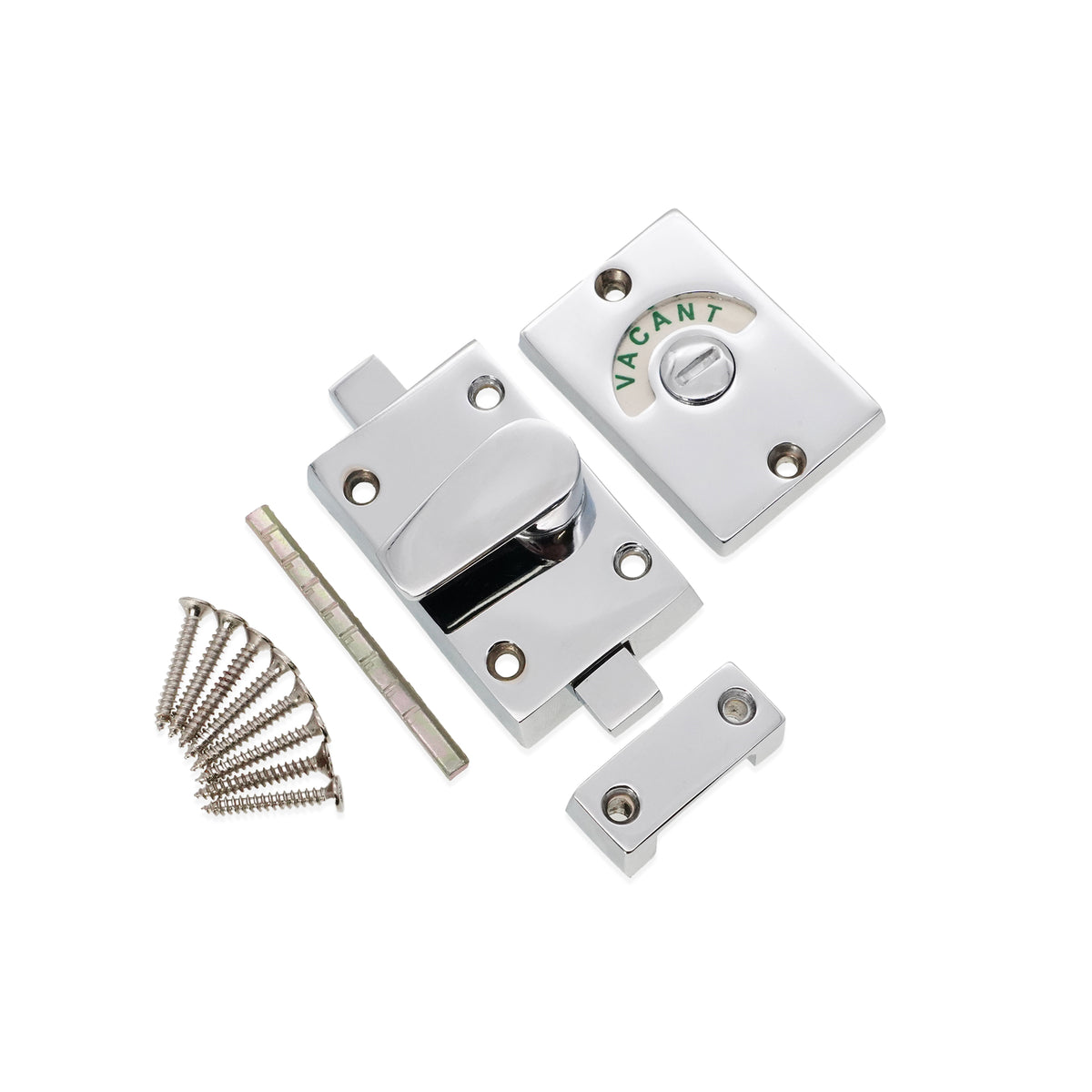 Indicator Bolt Latch Polished Chrome