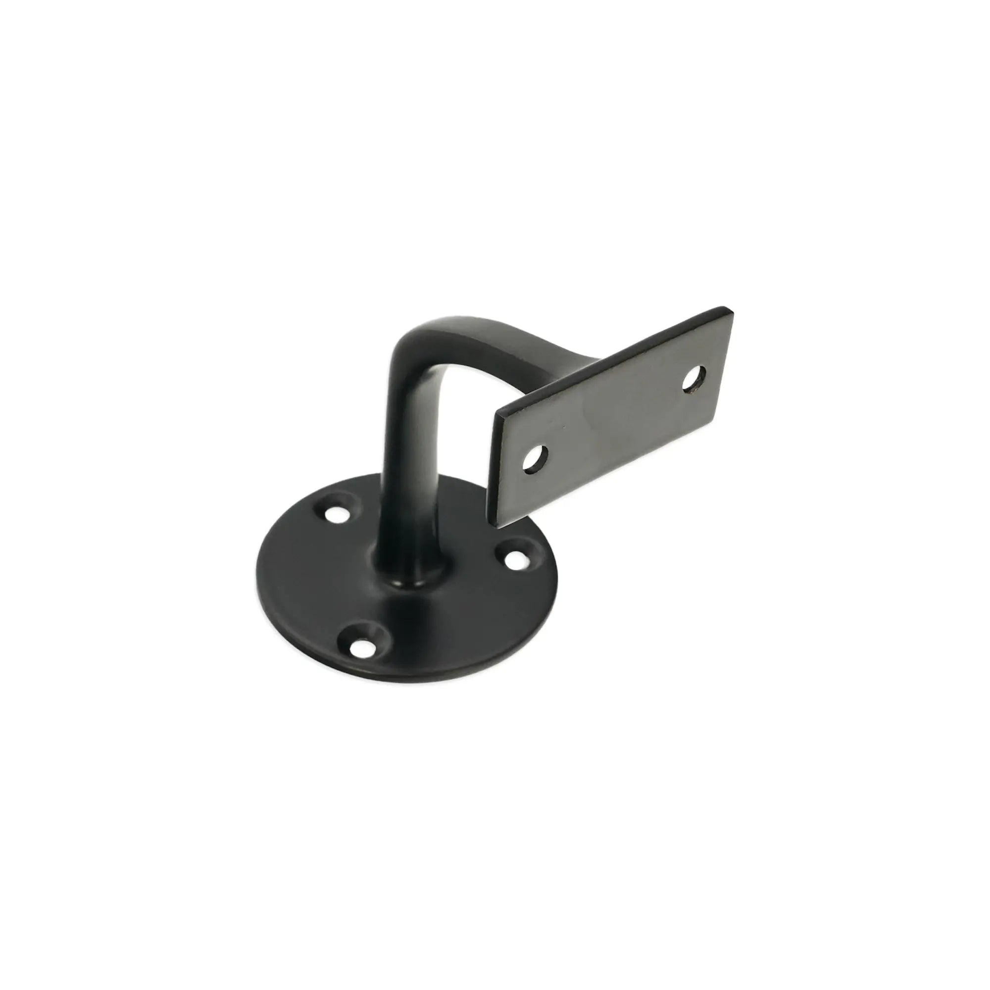 Brass Handrail Bracket Matt Black Spira