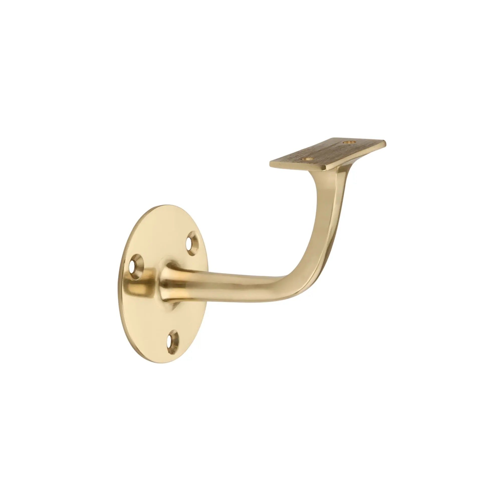 Brass Handrail Bracket Polished Brass Spira