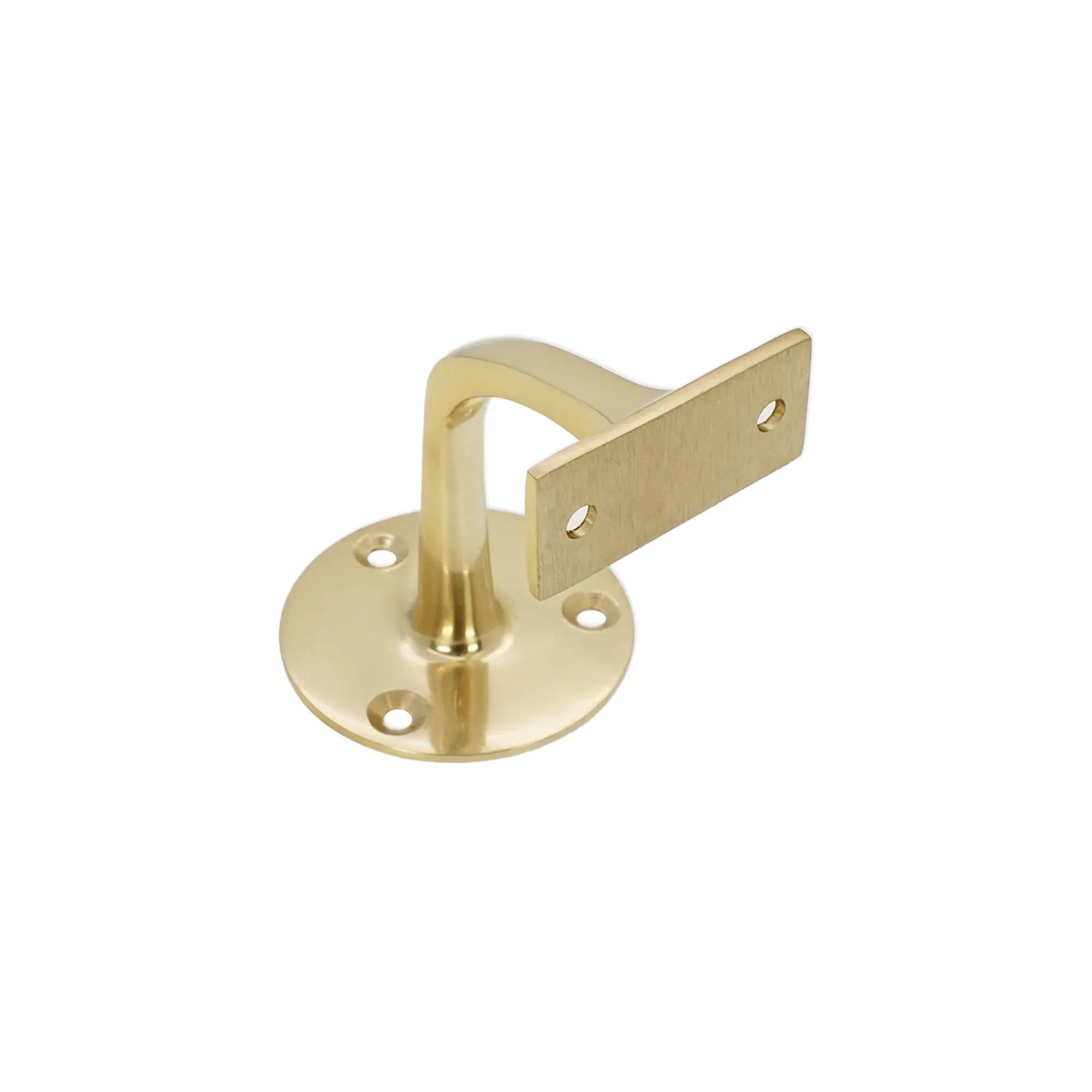 Brass Handrail Bracket Polished Brass Spira